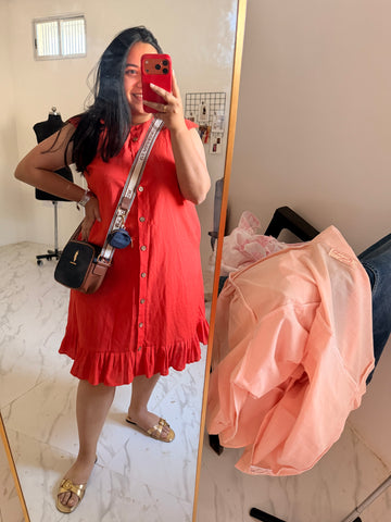 MIRA Loose Solid Dress