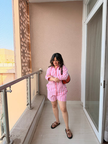 CALI Oversized Stripe Shirt