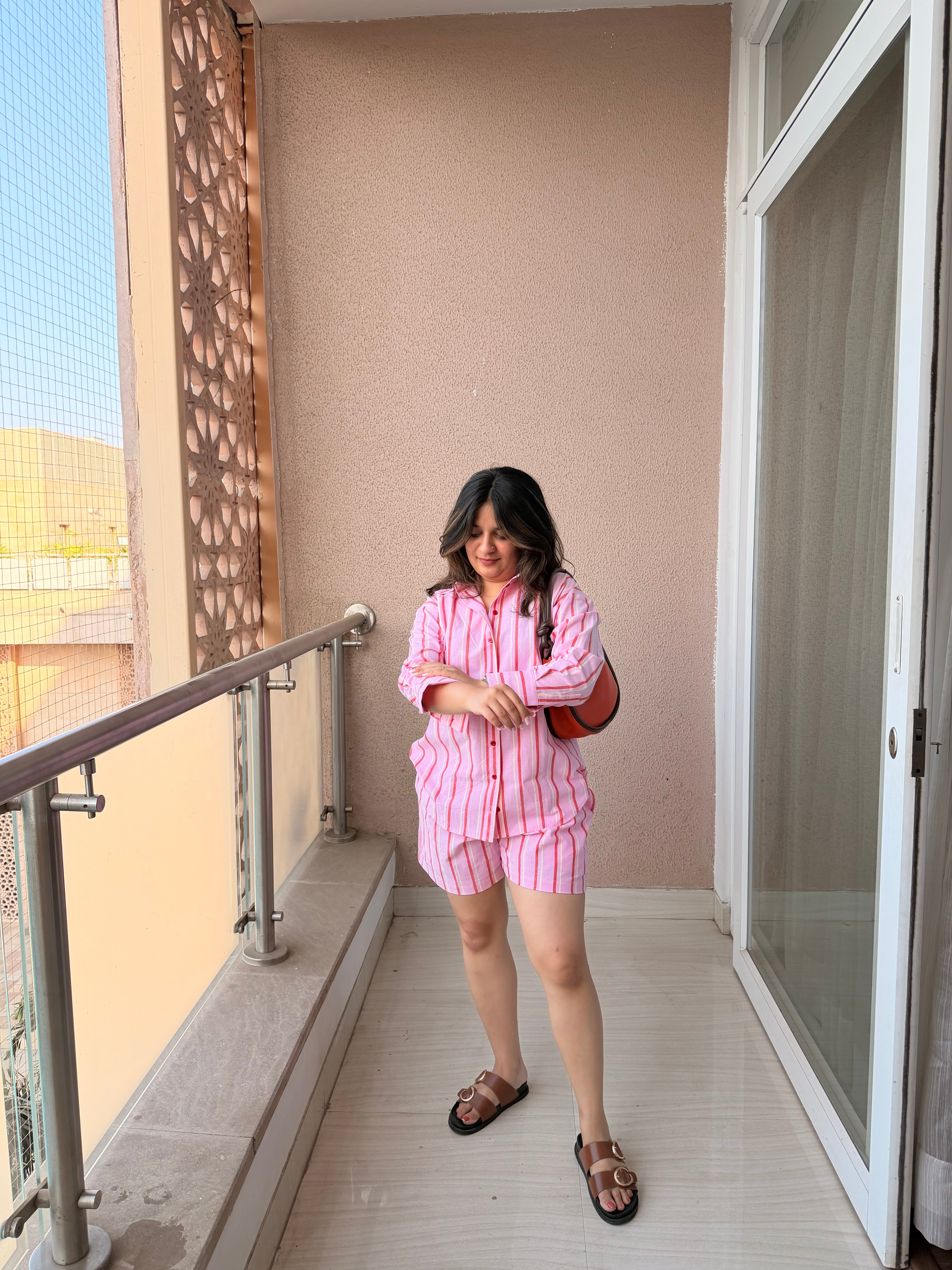 CALI Oversized Stripe Shirt