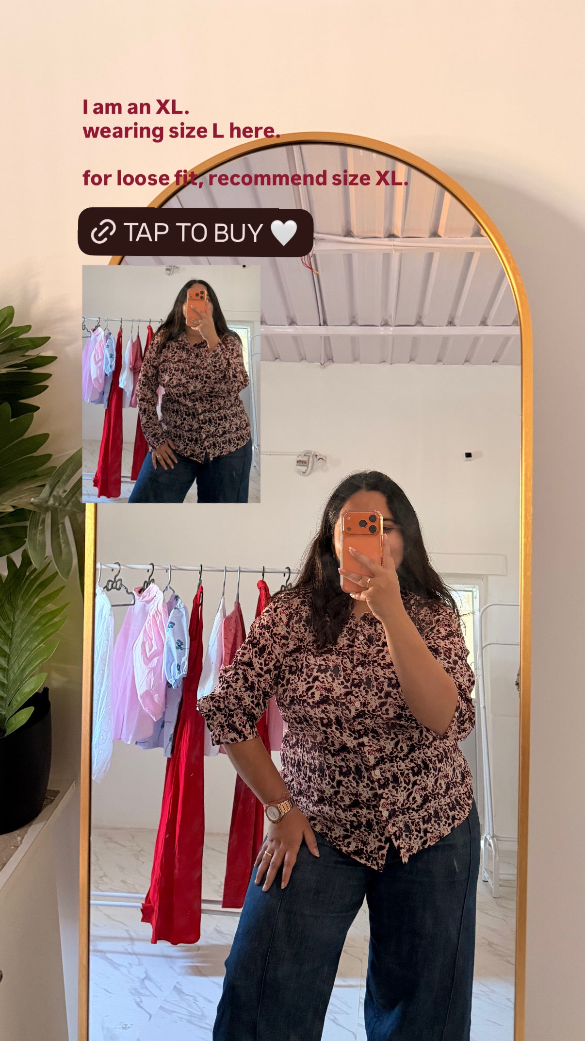 REI Regular Abstract Print Shirt