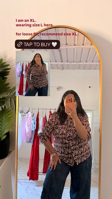 REI Regular Abstract Print Shirt