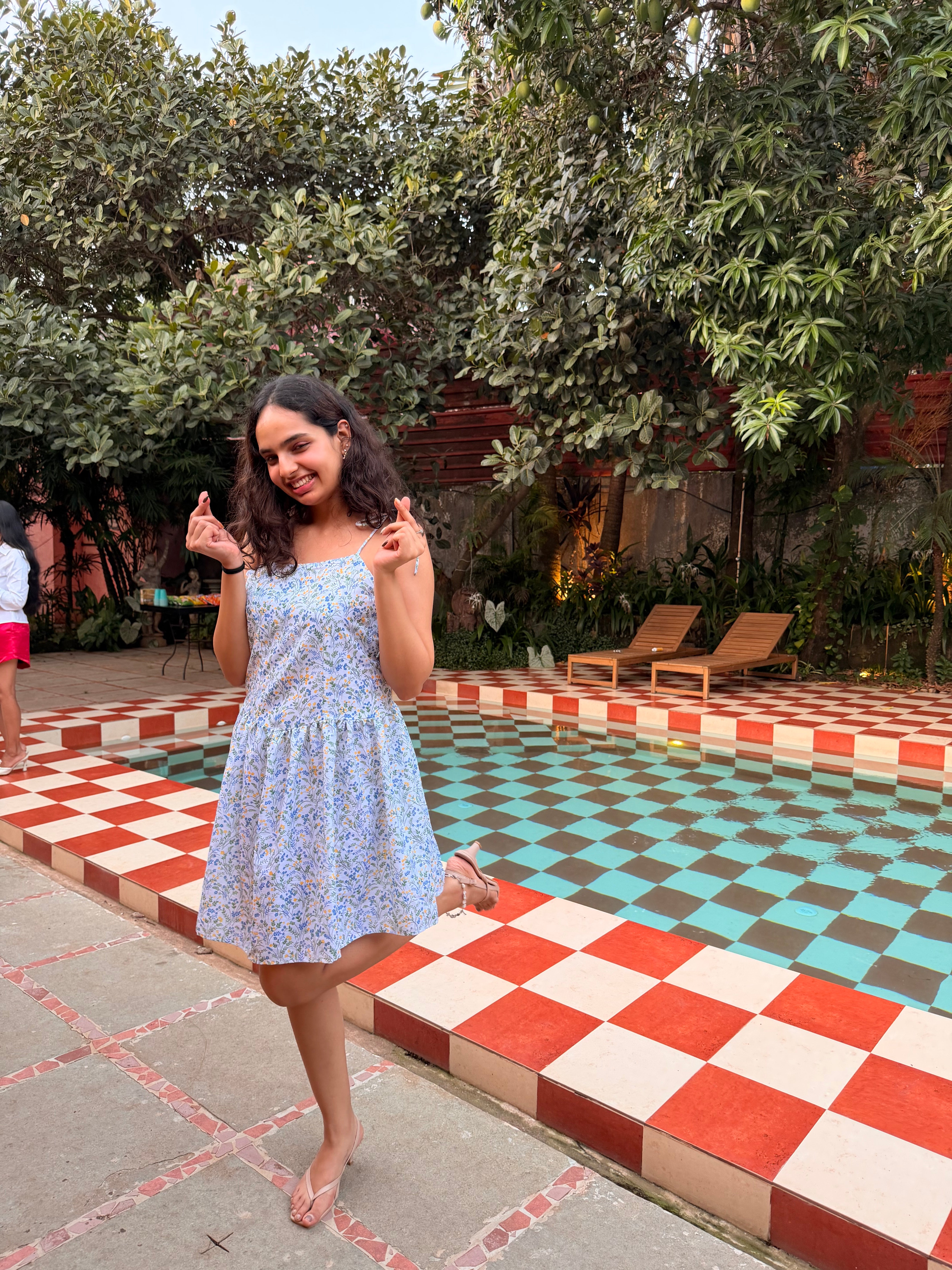 SERI Printed Sleeveless Dress