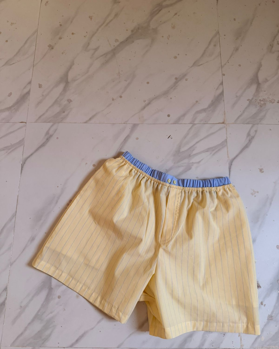 CALI Yellow Stripe Shorts