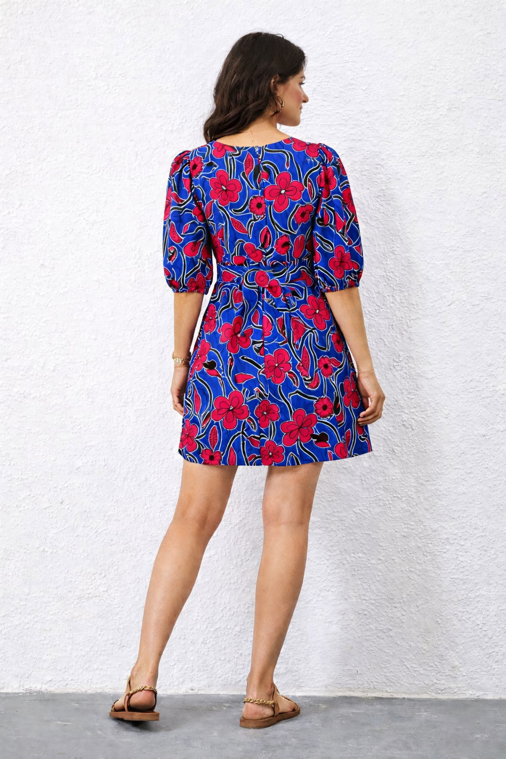 ZEE Fit & Flare Printed Dress