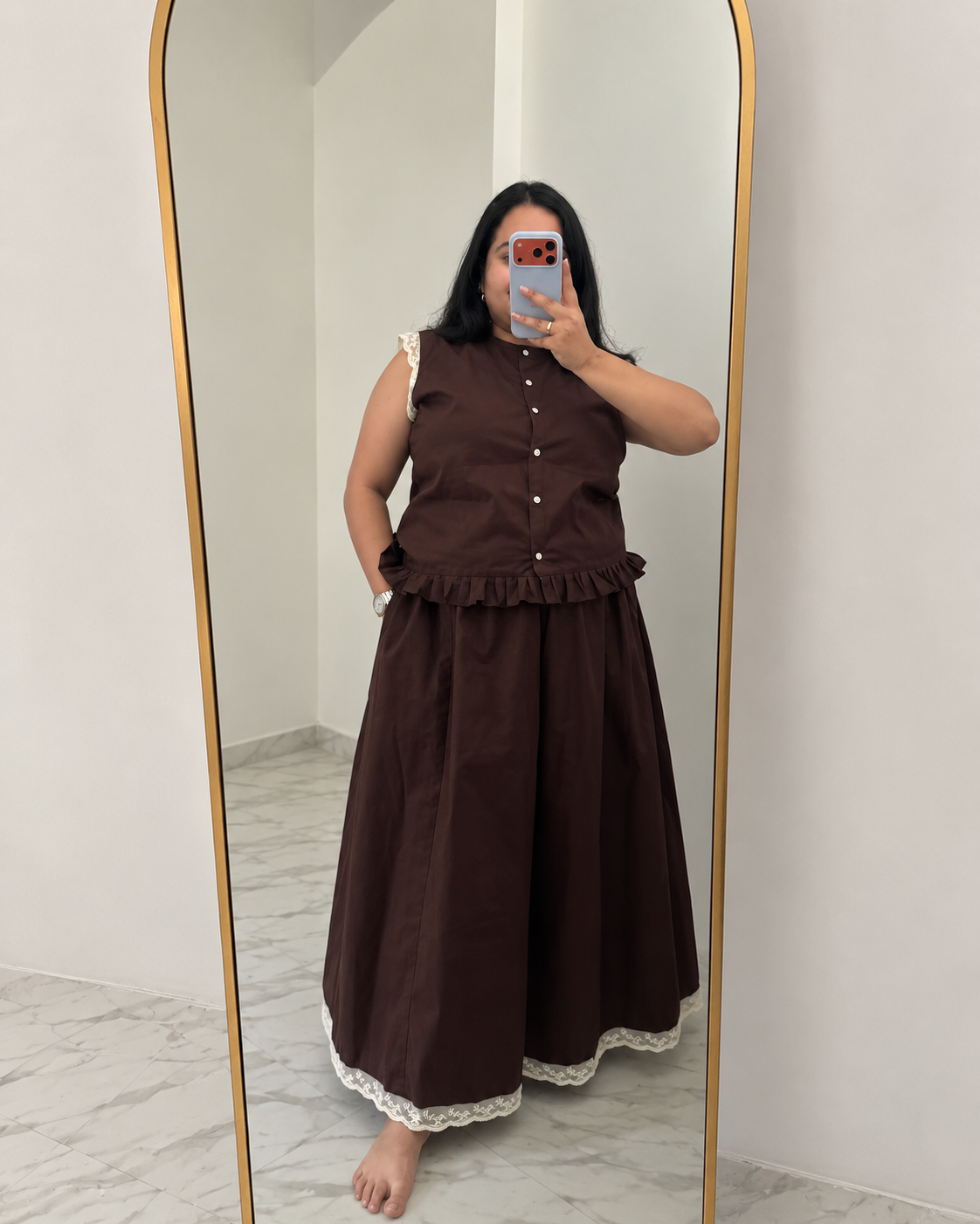 Cocoa Lace Coord