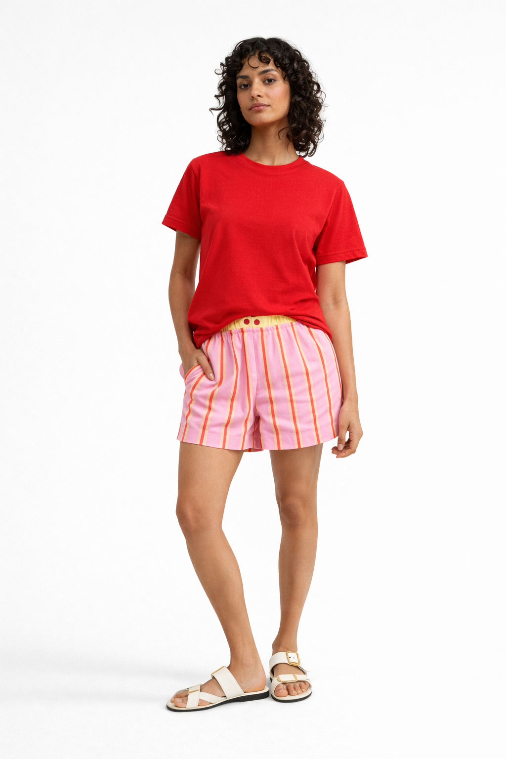 CALI Regular Stripe Shorts