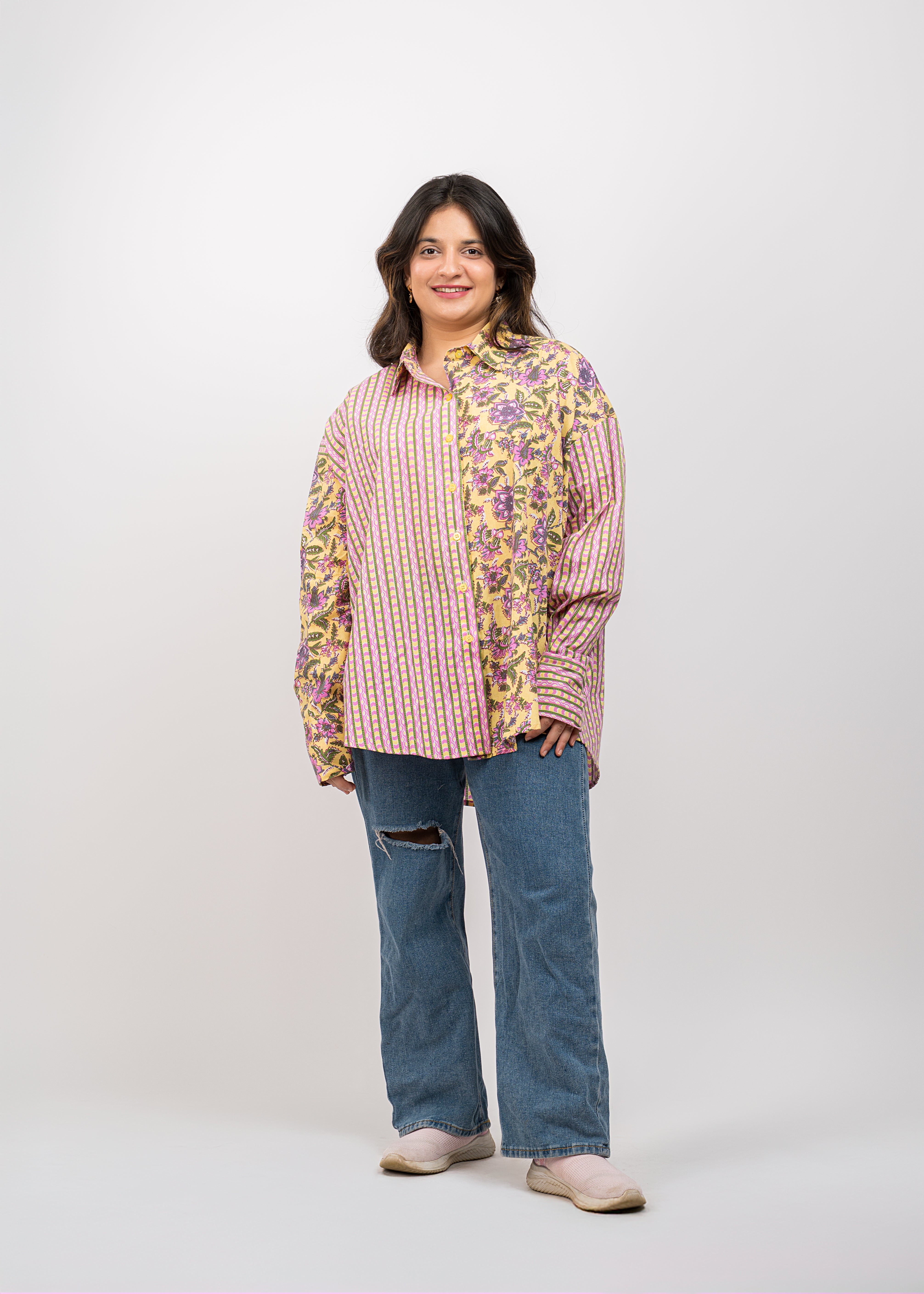 ZIGZAG oversize printed shirt