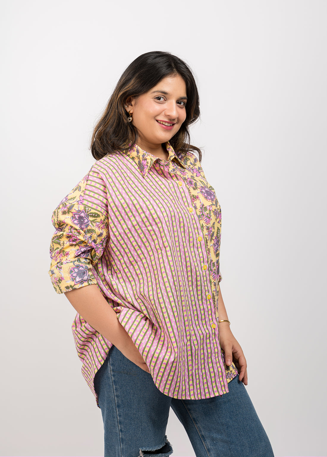 ZIGZAG oversize printed shirt