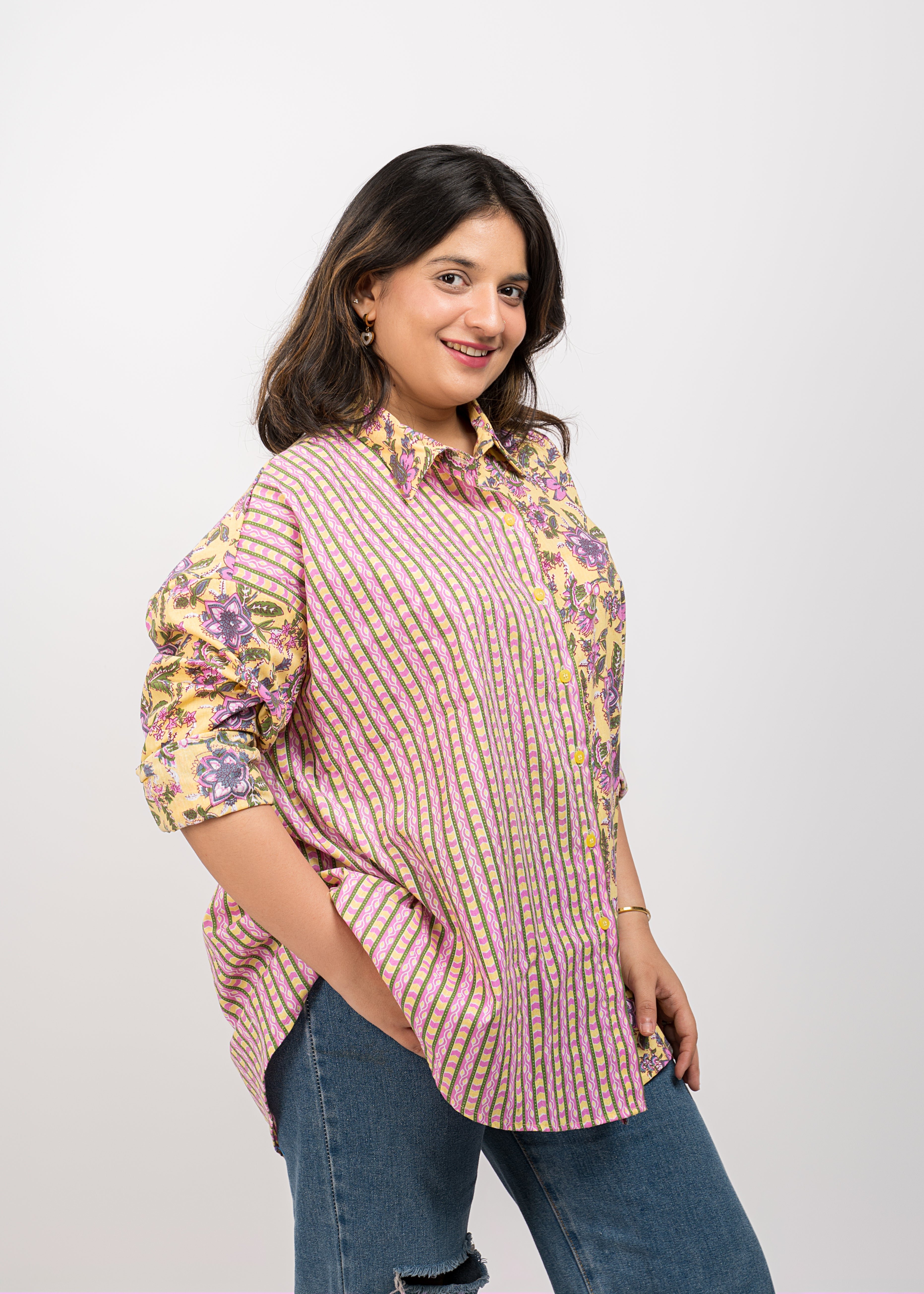 ZIGZAG oversize printed shirt