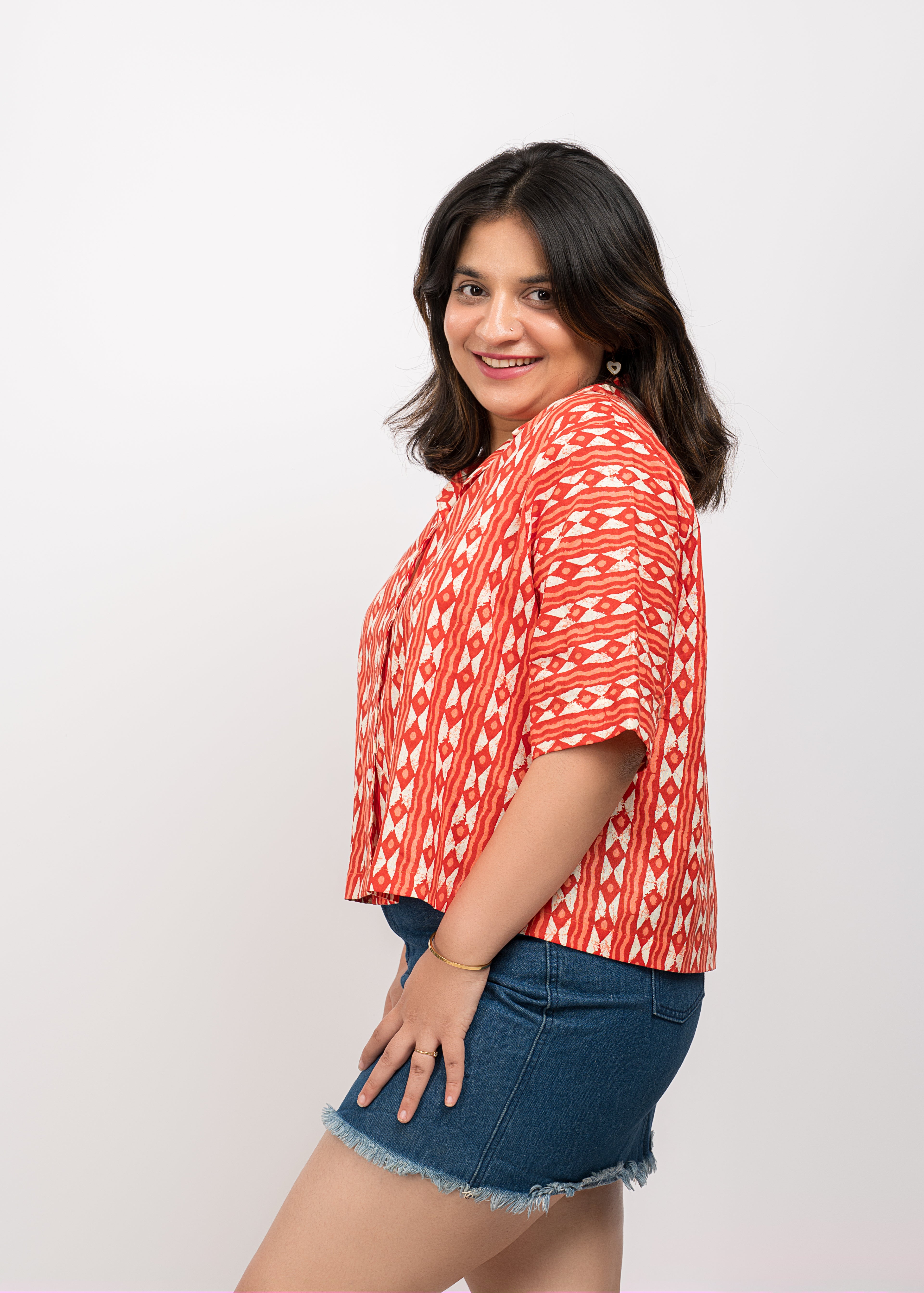 YAM Boxy Printed Shirt