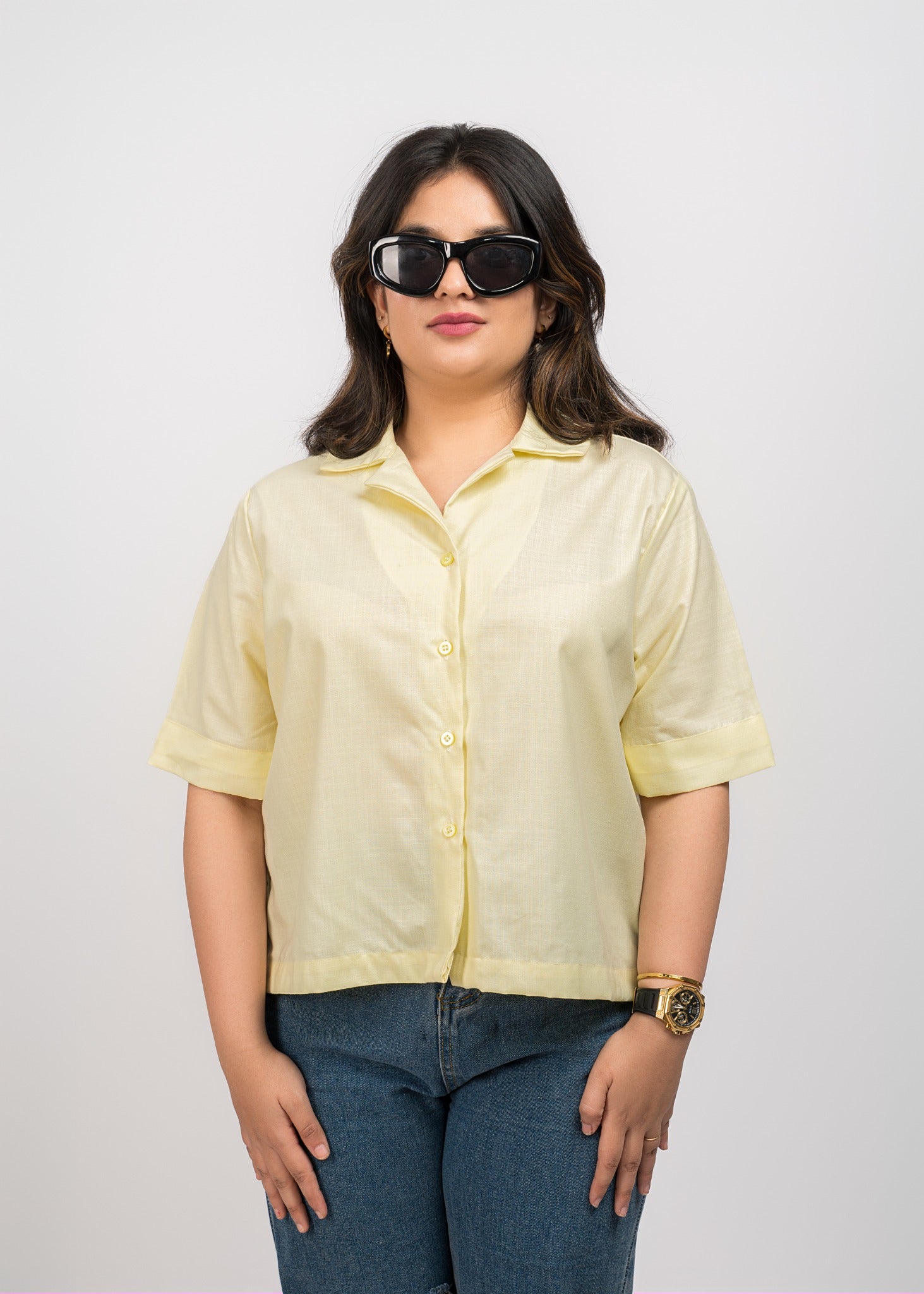 YAM Boxy Printed Shirt
