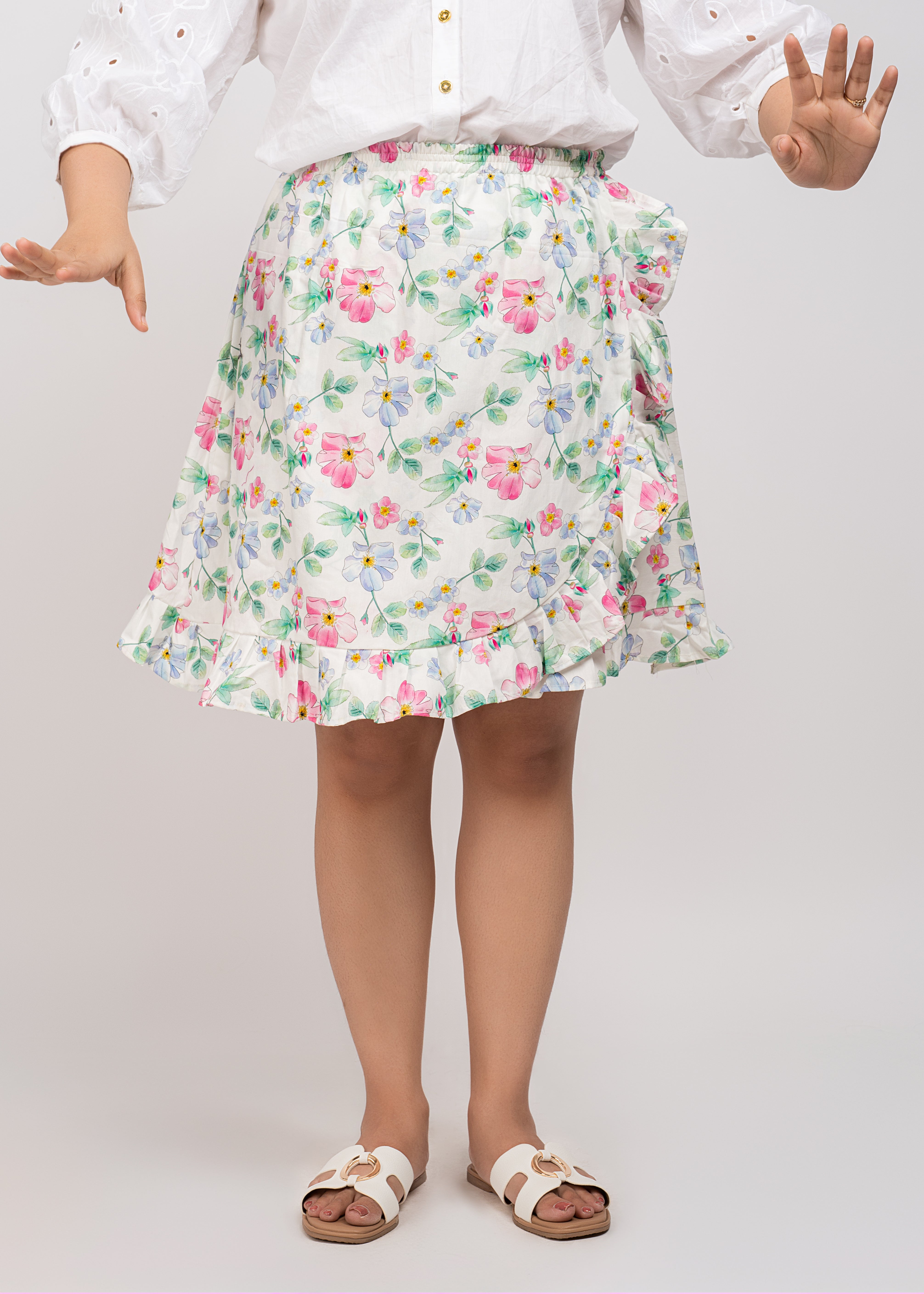 ANI Regular Printed Skirt