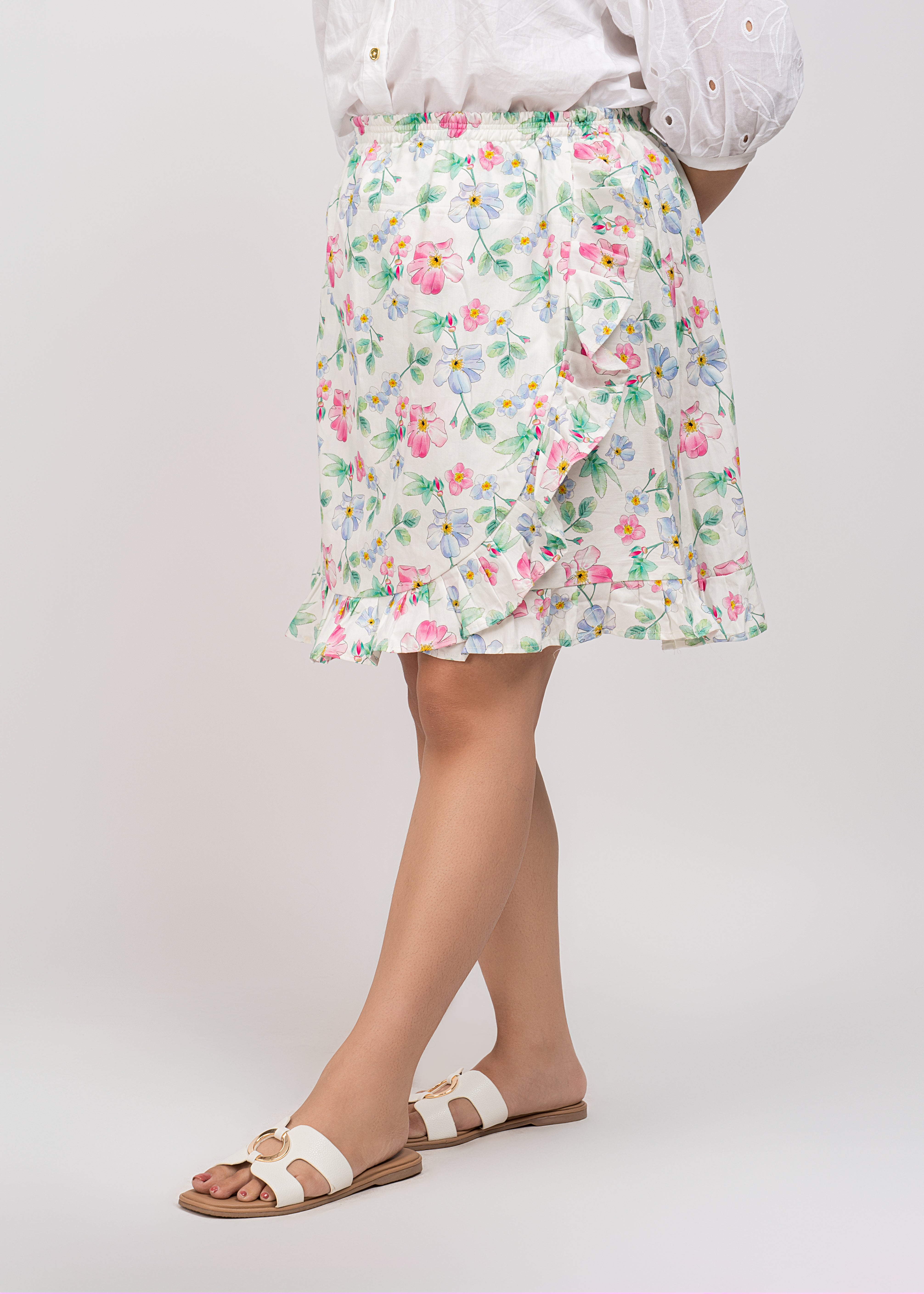 ANI Regular Printed Skirt