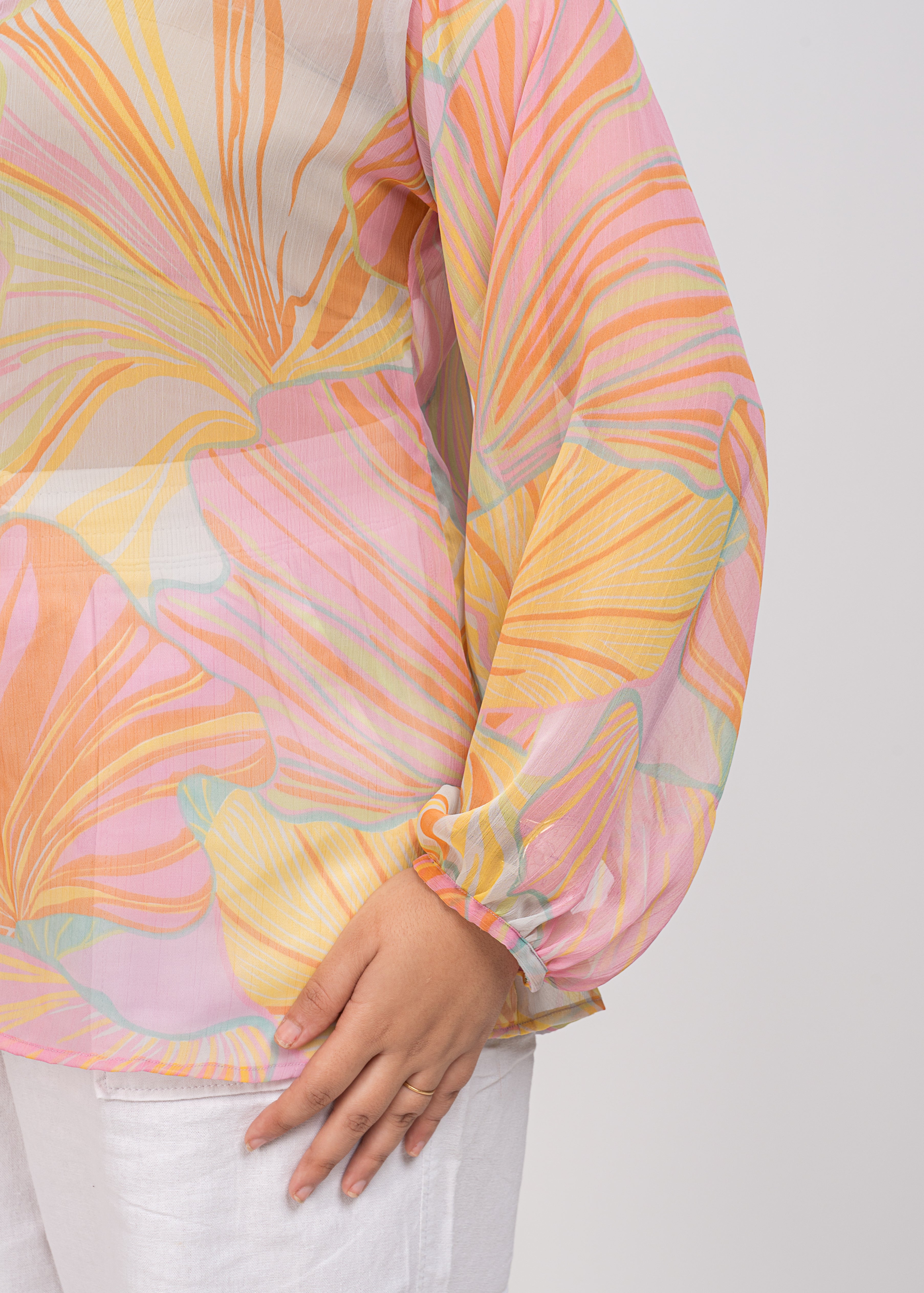 KELI Regular Abstract Shirt