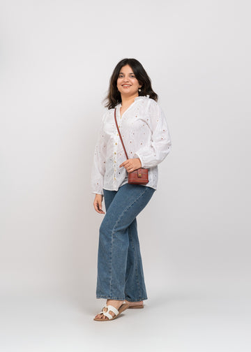 CHA Regular Embroidered Top