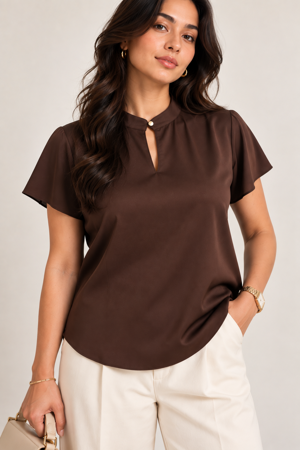 Hazel Top | Chocolate