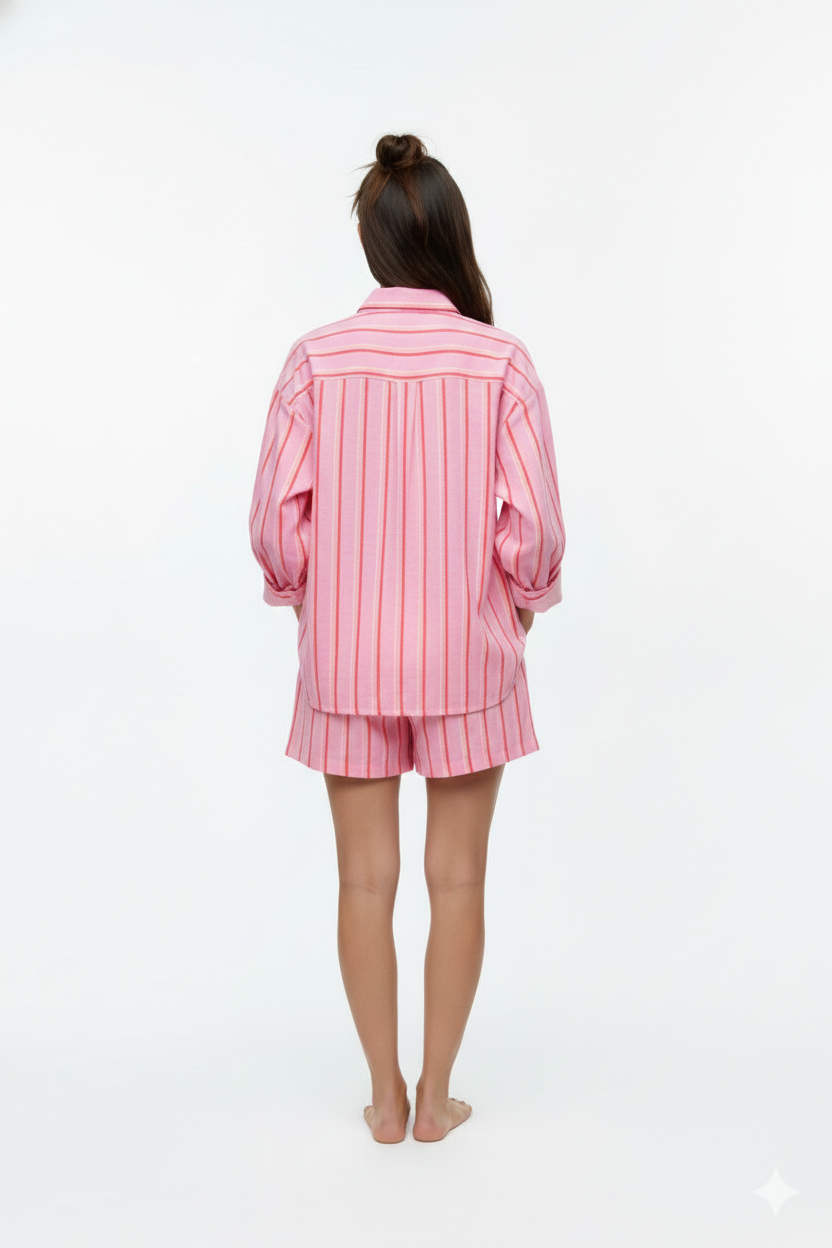 CALI Oversized Stripe Shirt