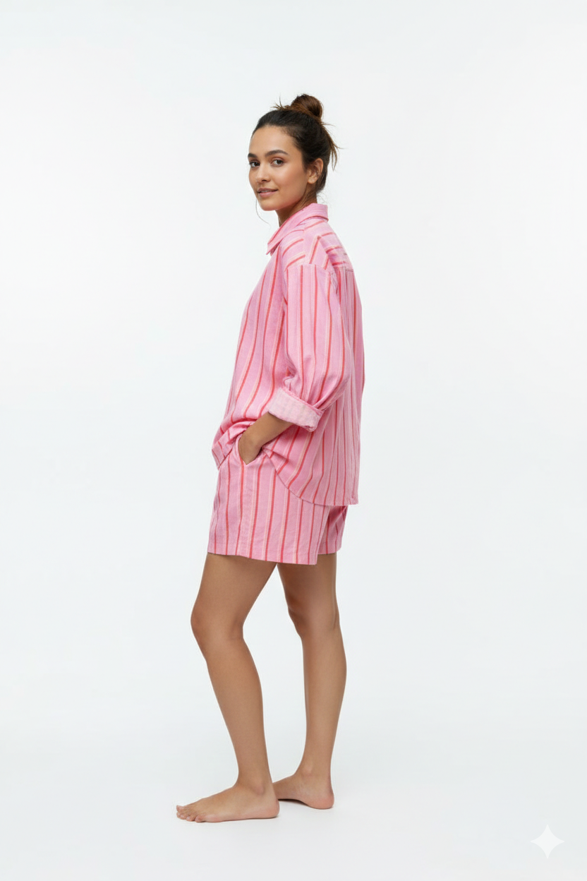 CALI Oversized Stripe Shirt