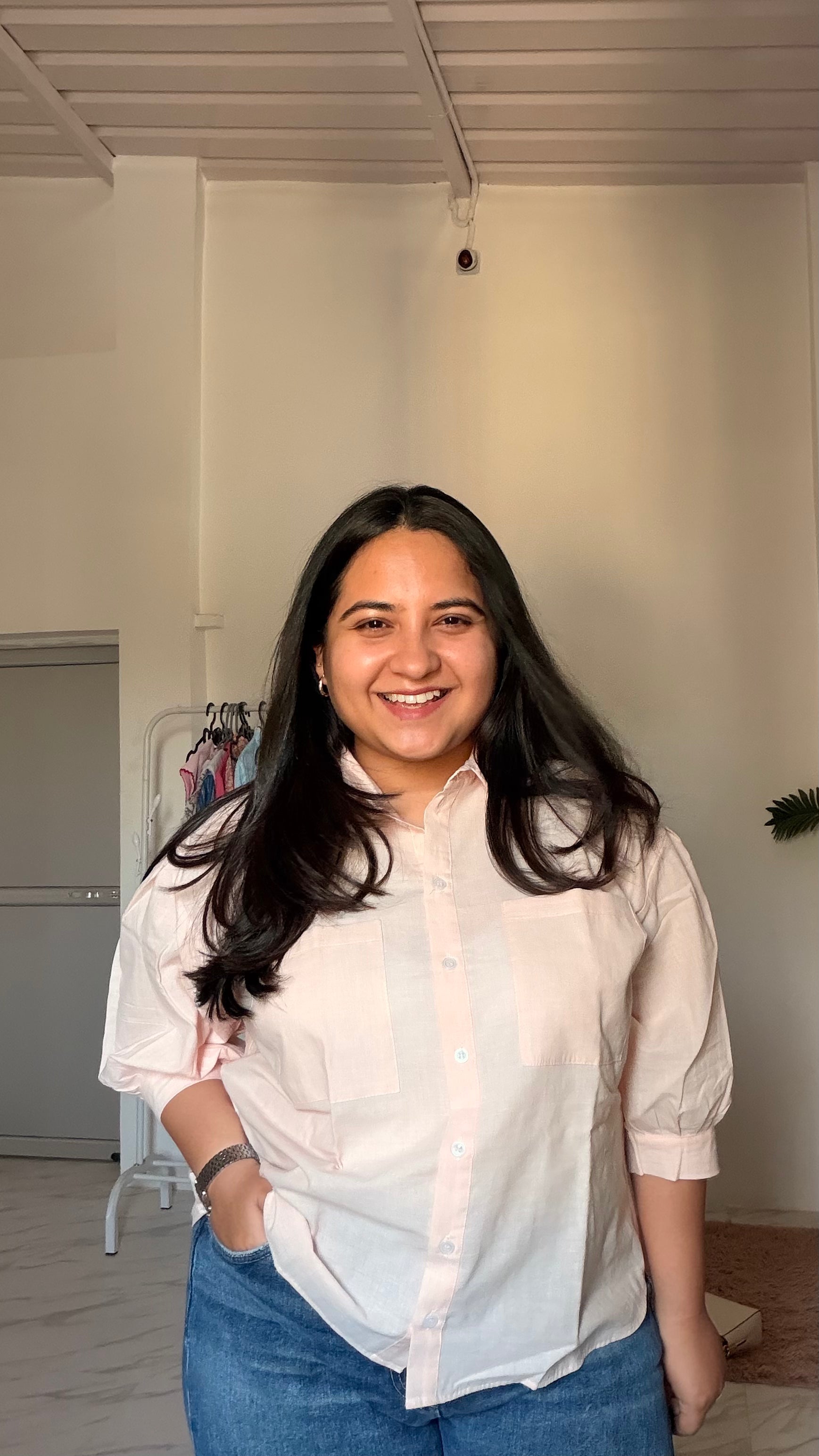 KENA Loose Fit Puff Shirt