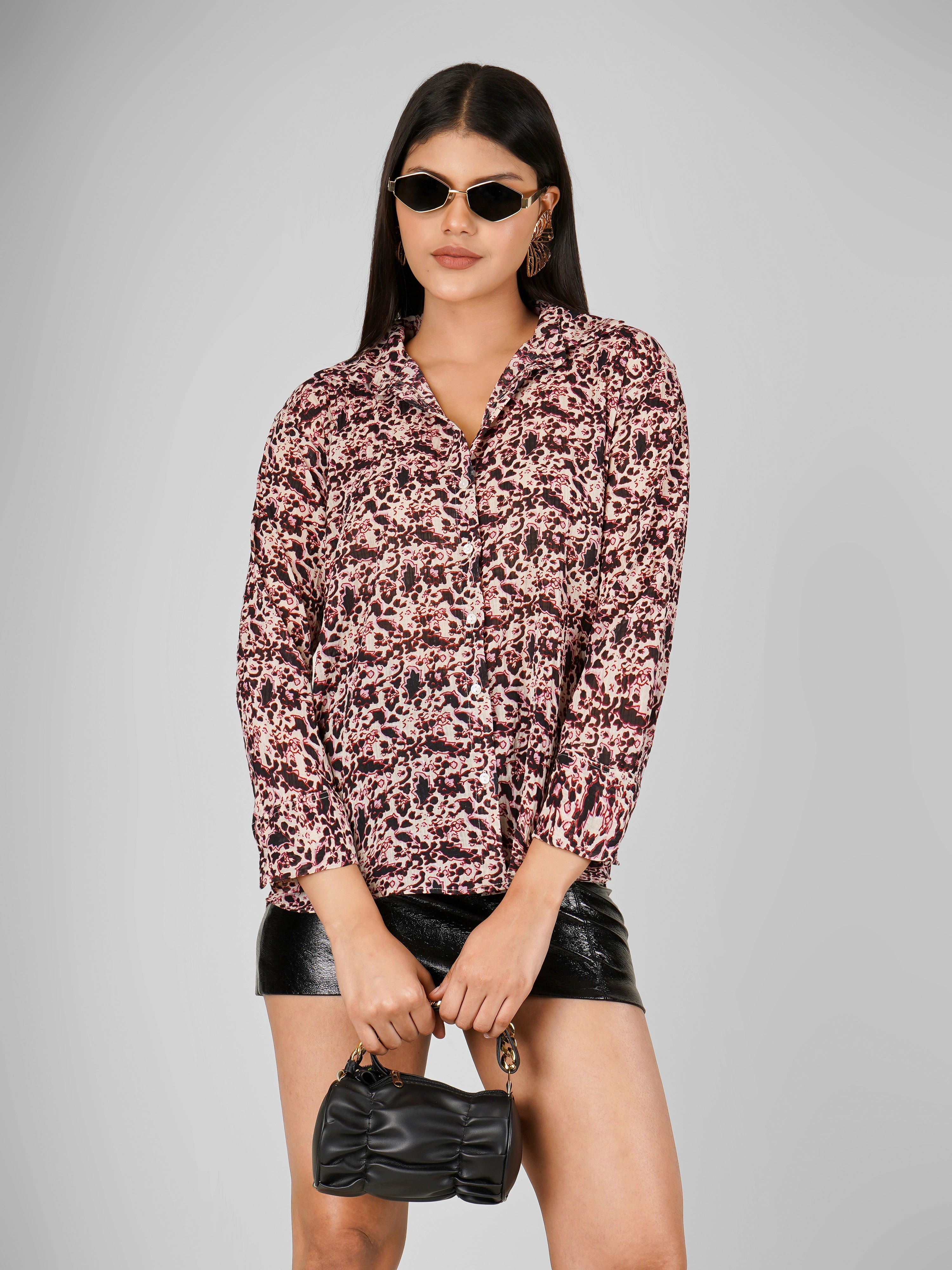 REI Regular Abstract Print Shirt