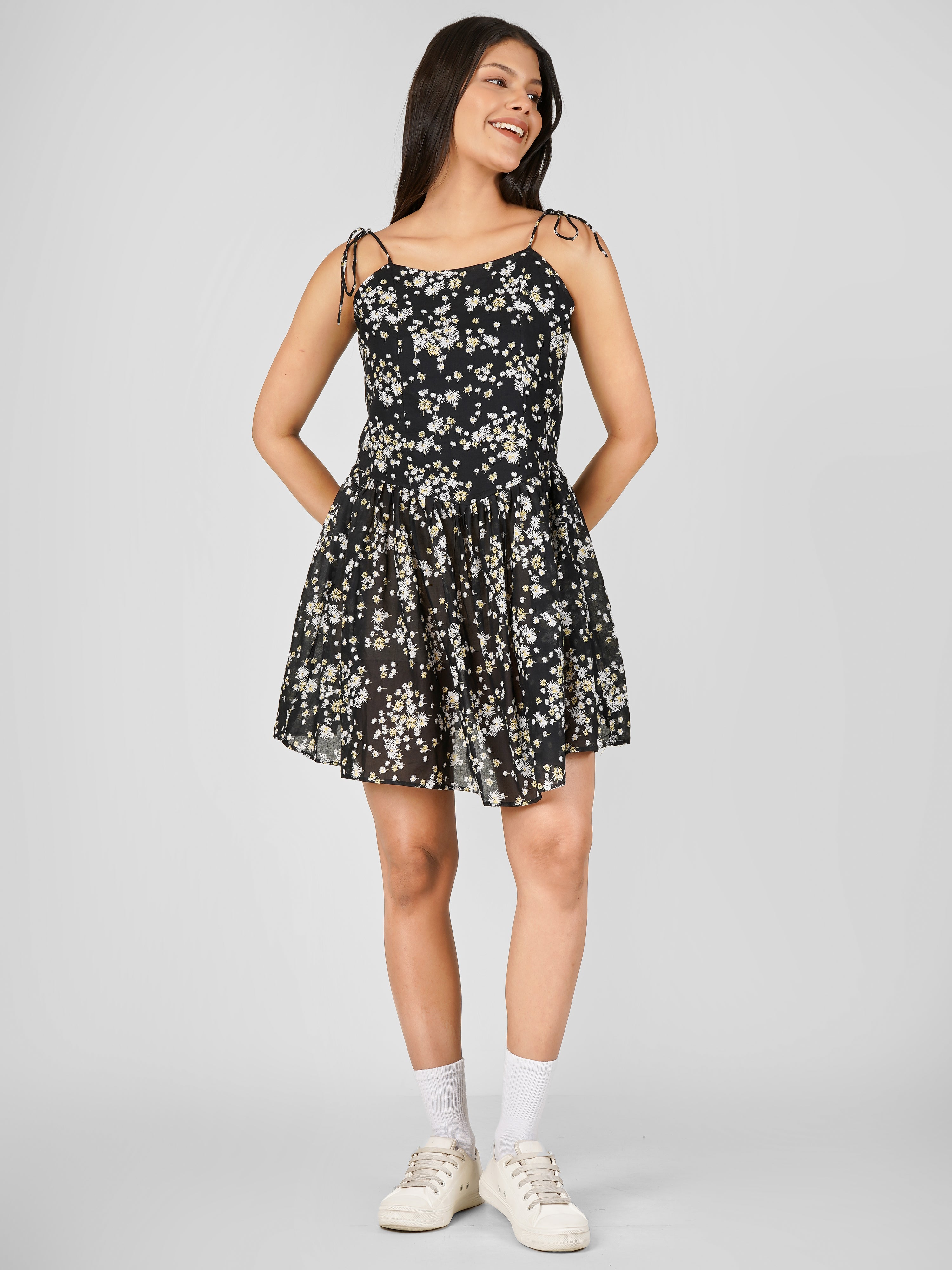 SERI Printed Sleeveless Dress