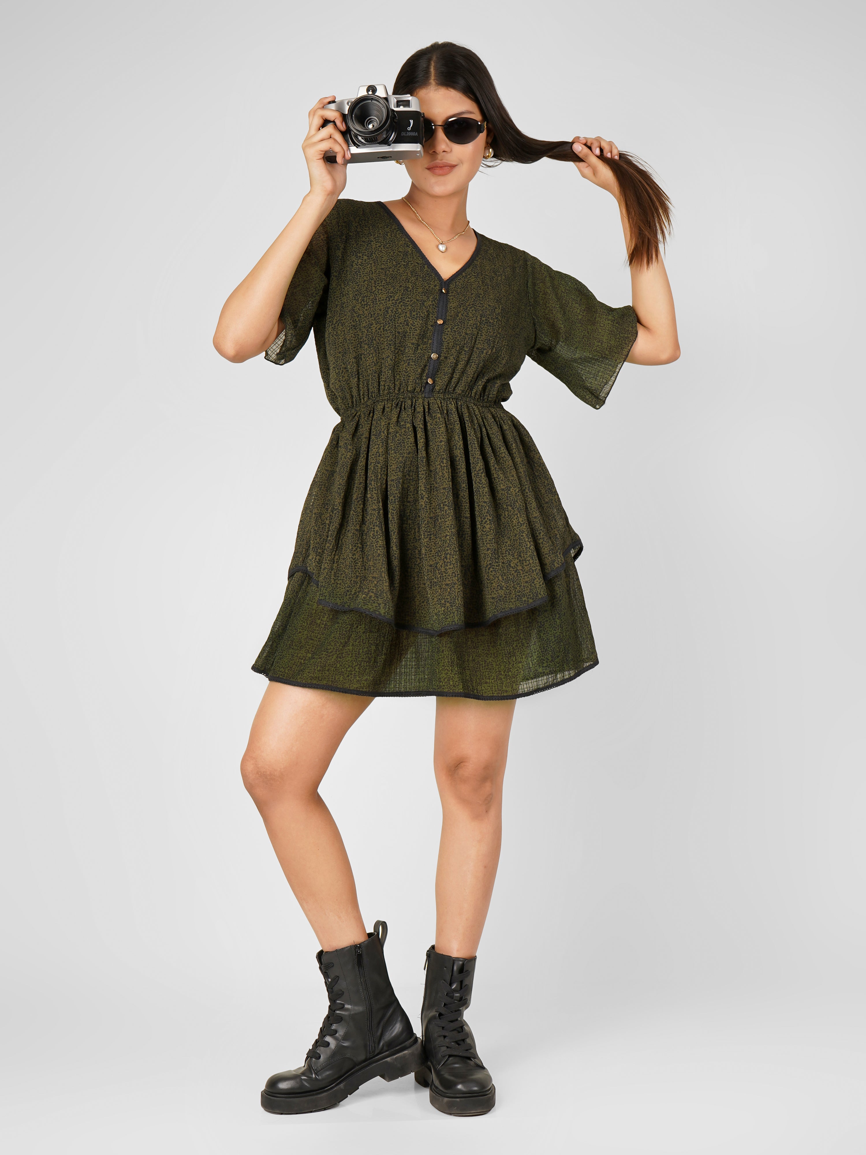 SERA Regular Fit & Flare Dress