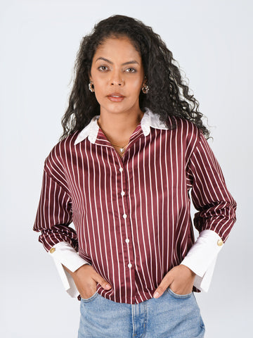 PLAY Boxy Stripe Shirt