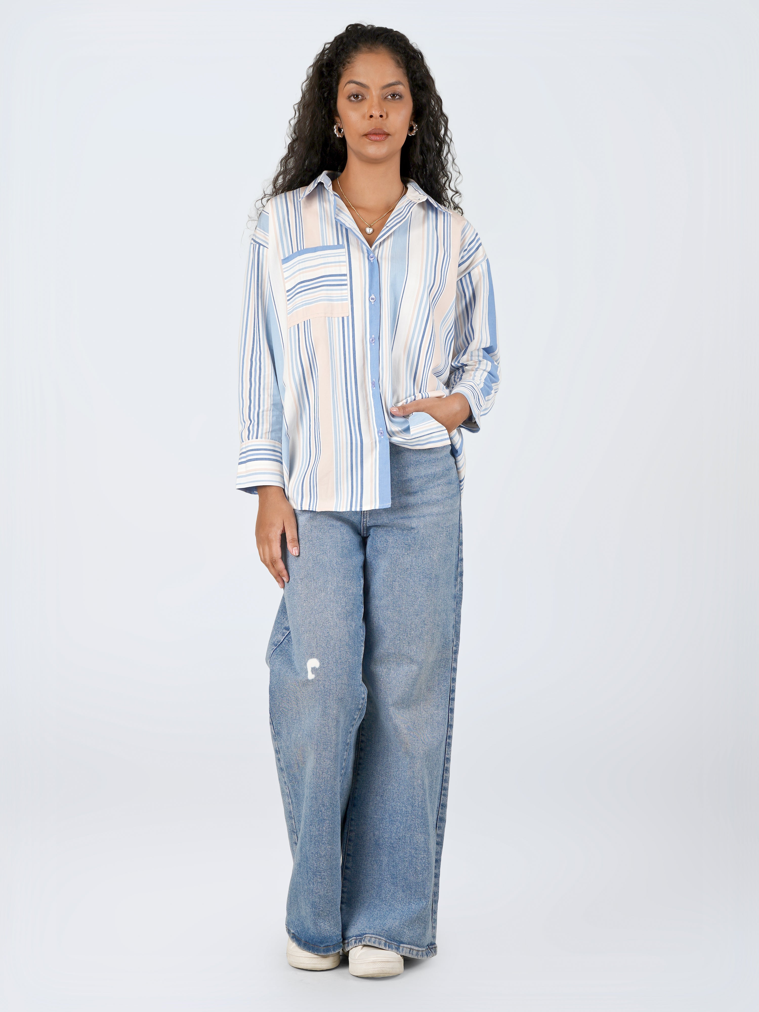 JAM Oversized Stripe Shirt