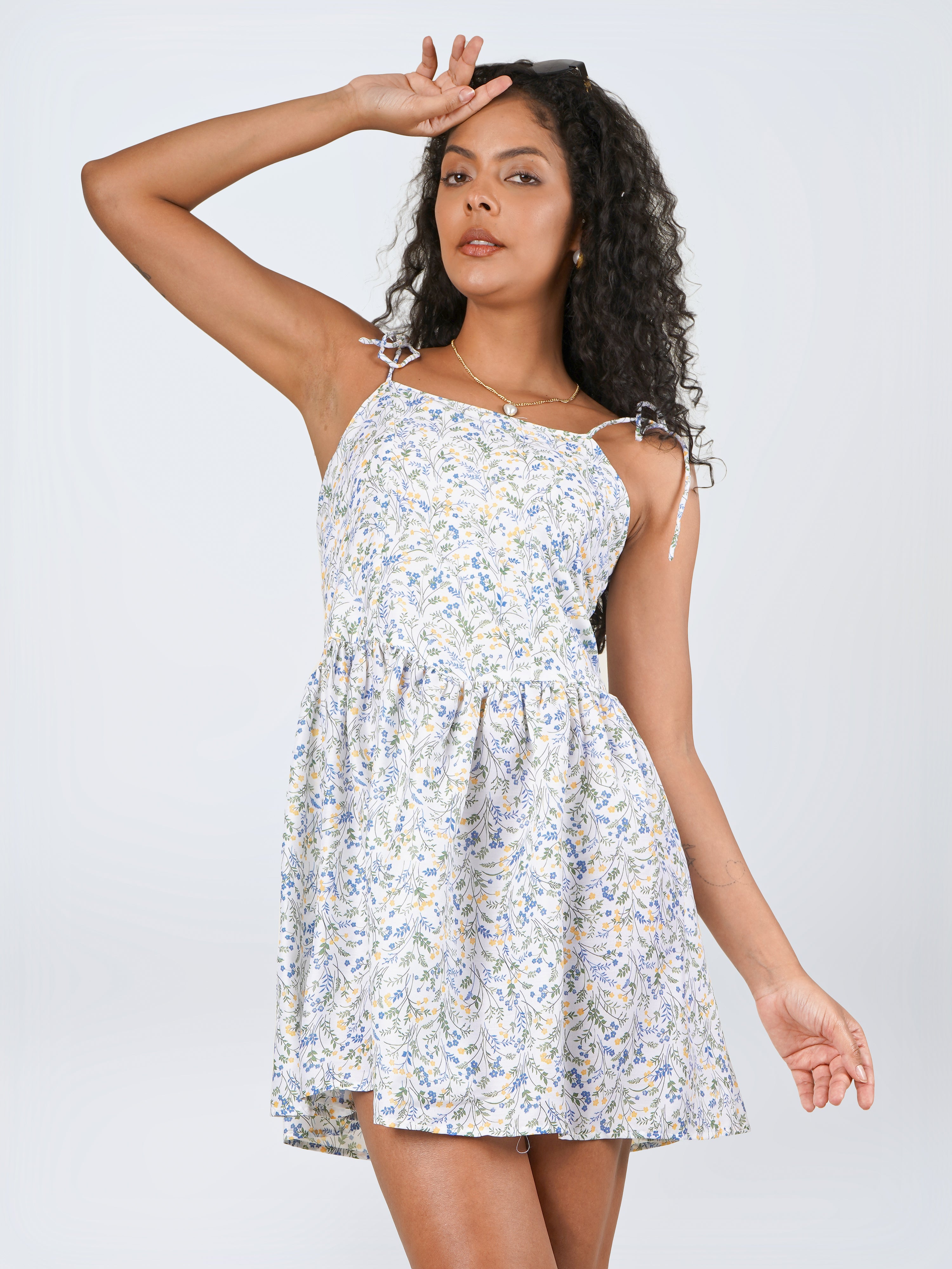 SERI Printed Sleeveless Dress