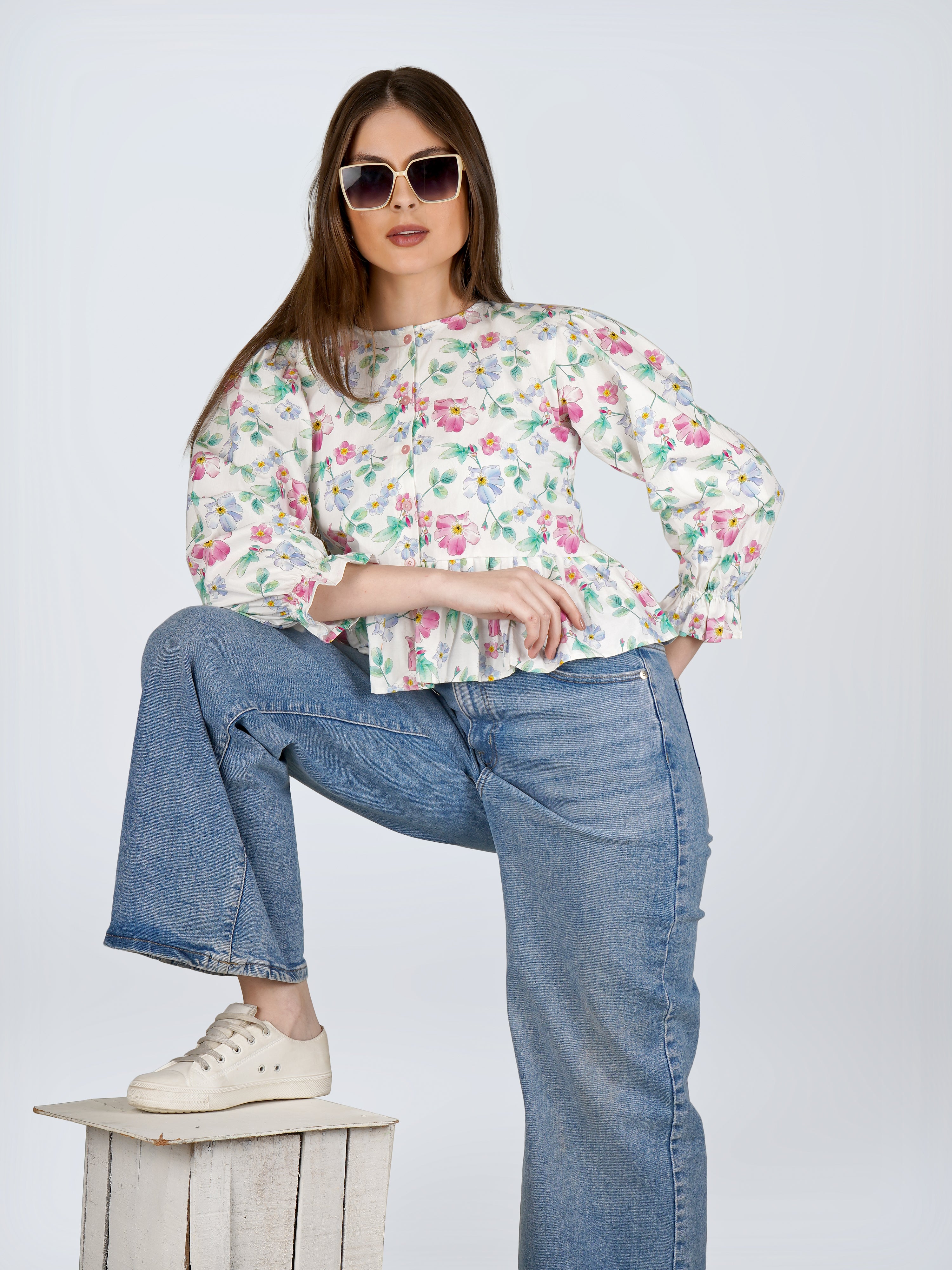 INK Regular Printed Top