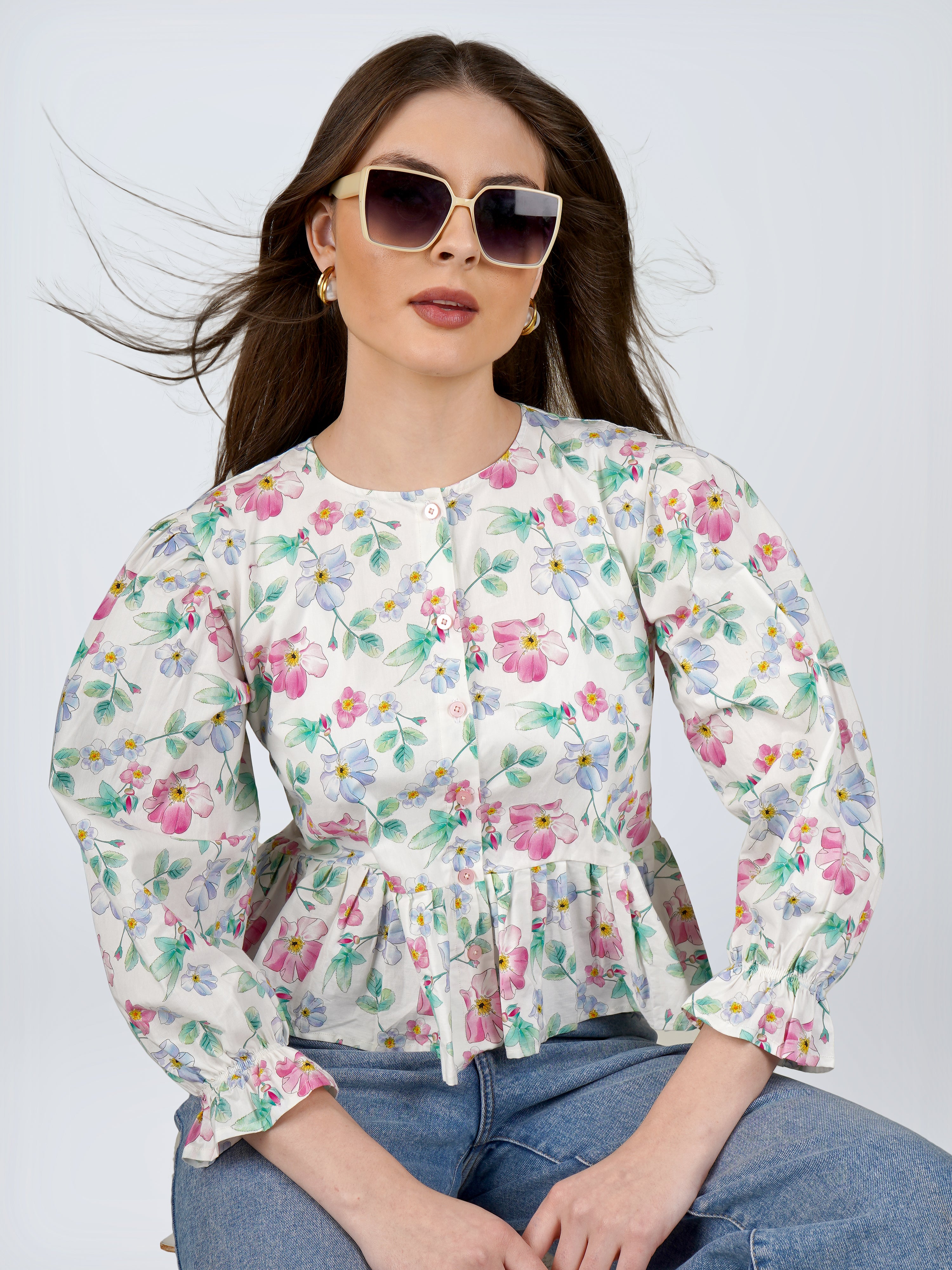 INK Regular Printed Top