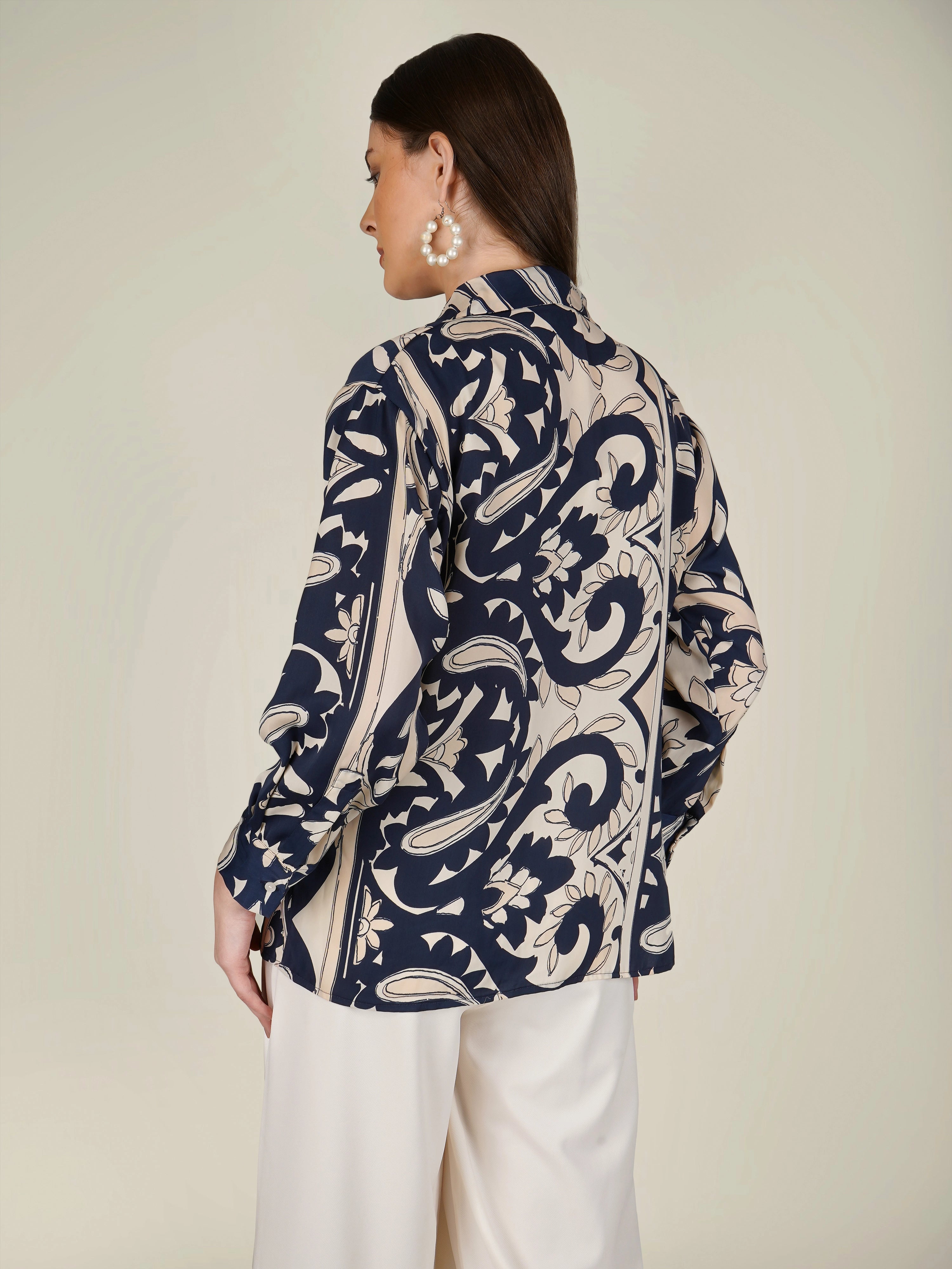 ZINA Abstract Printed Shirt
