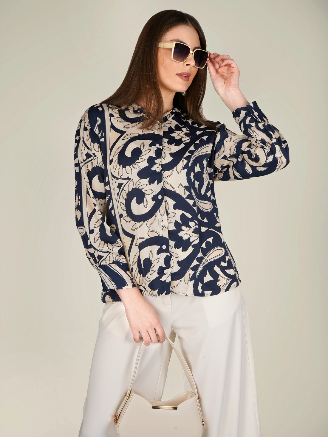 ZINA Abstract Printed Shirt