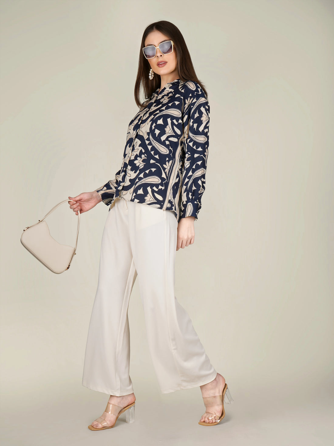 ZINA Abstract Printed Shirt