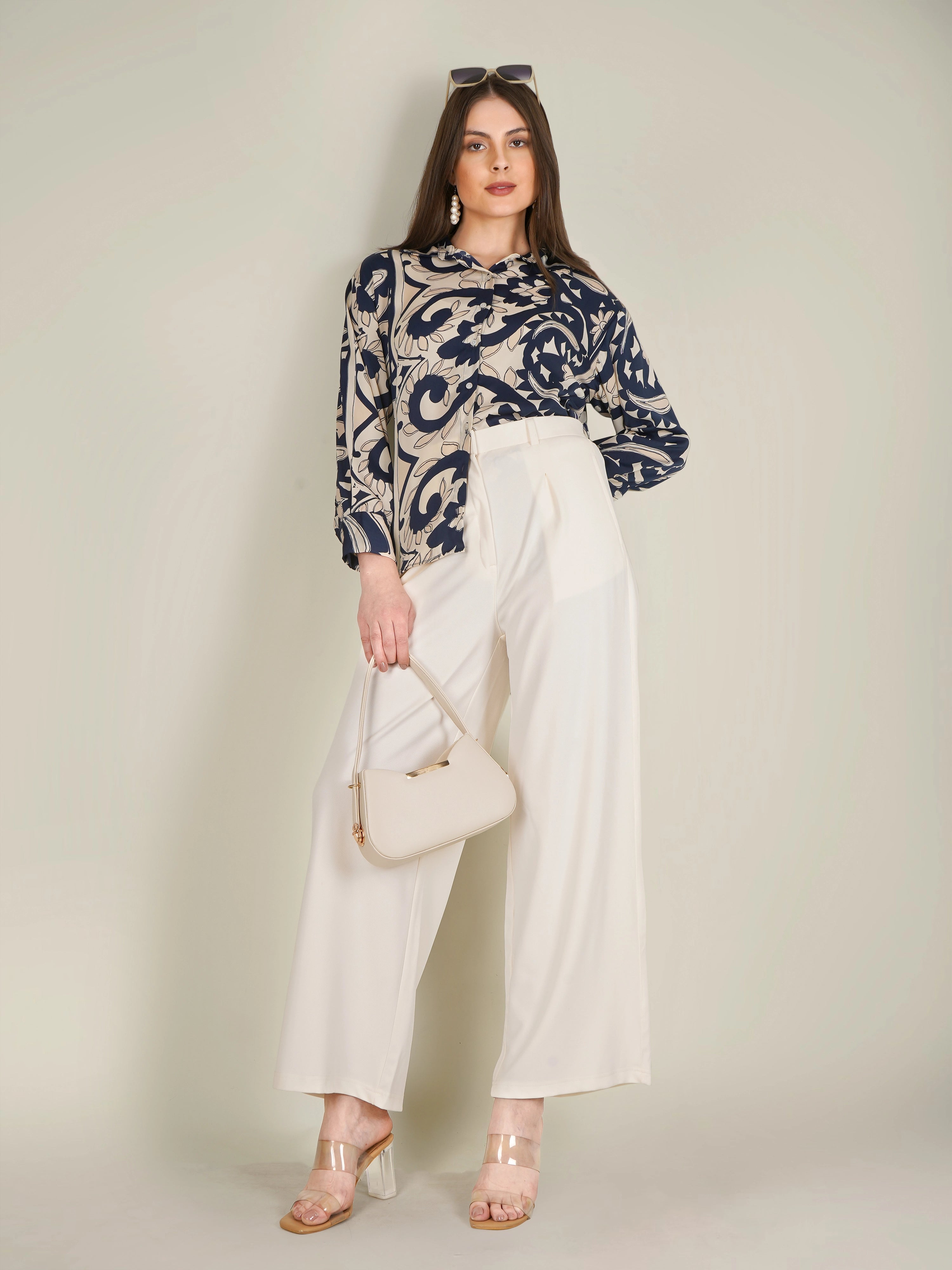 ZINA Abstract Printed Shirt