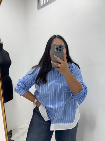 BOSS Oversized Stripe Shirt