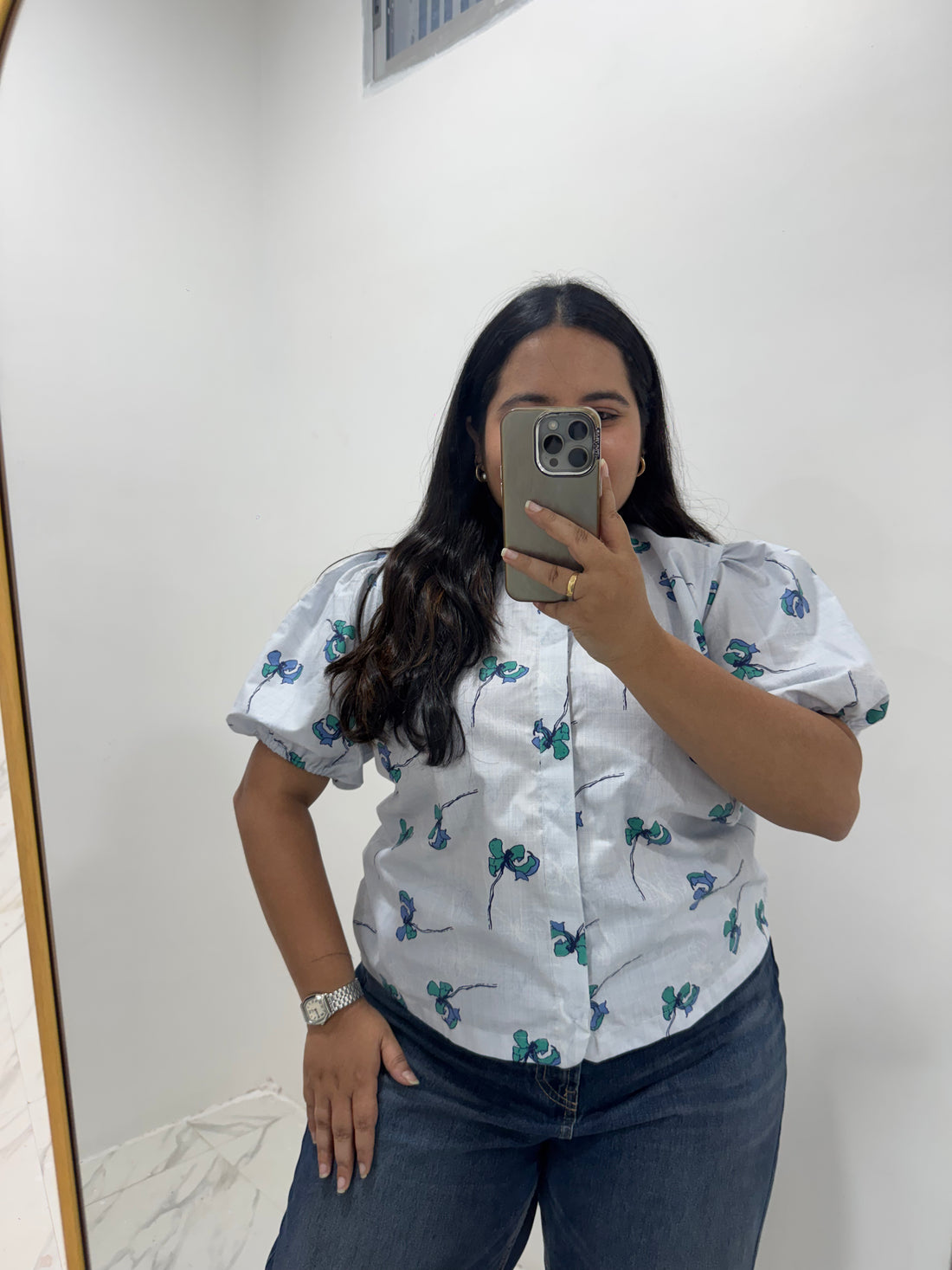 LEO Regular Abstract Top