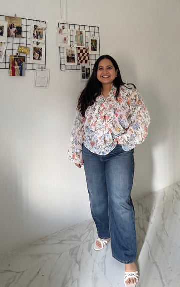 TINA Loose Printed TOP
