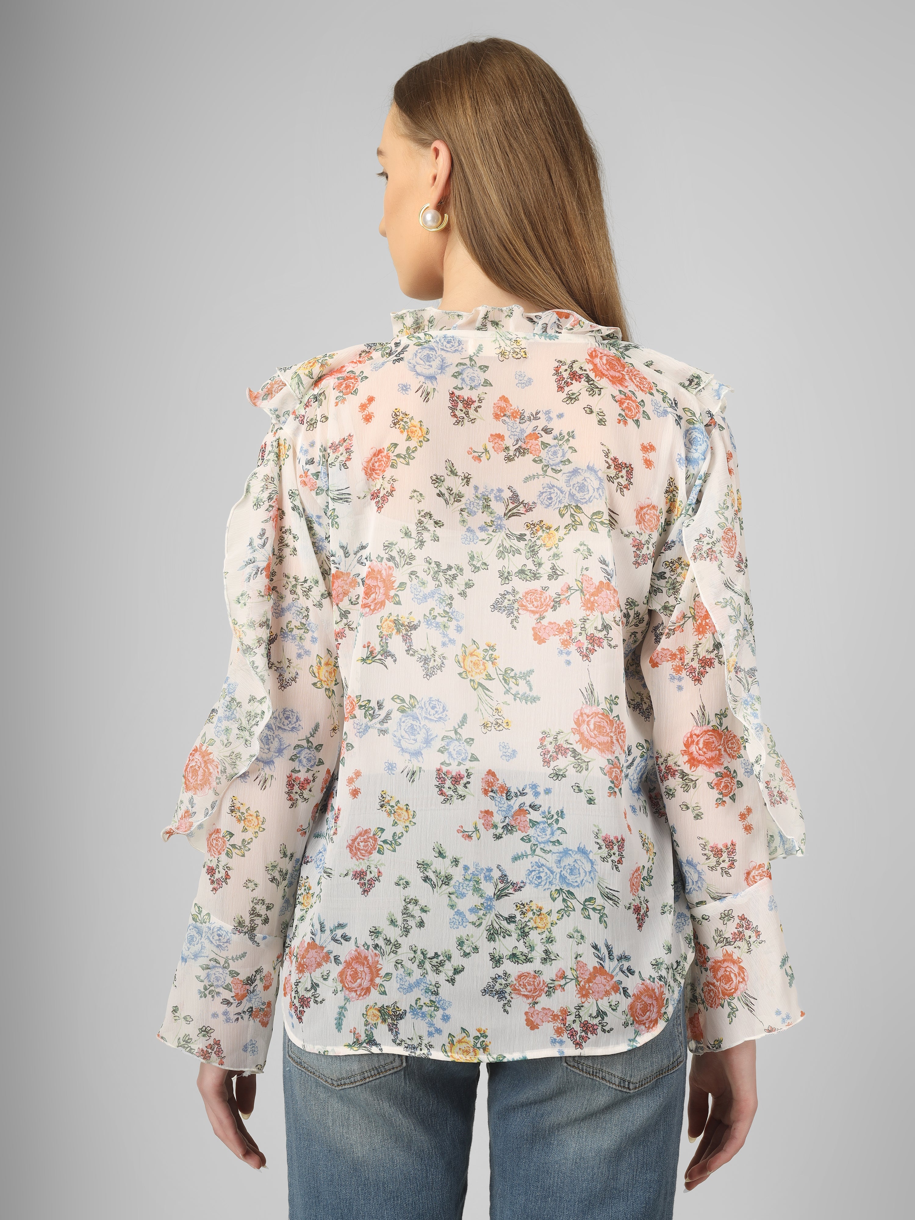 TINA Loose Printed TOP