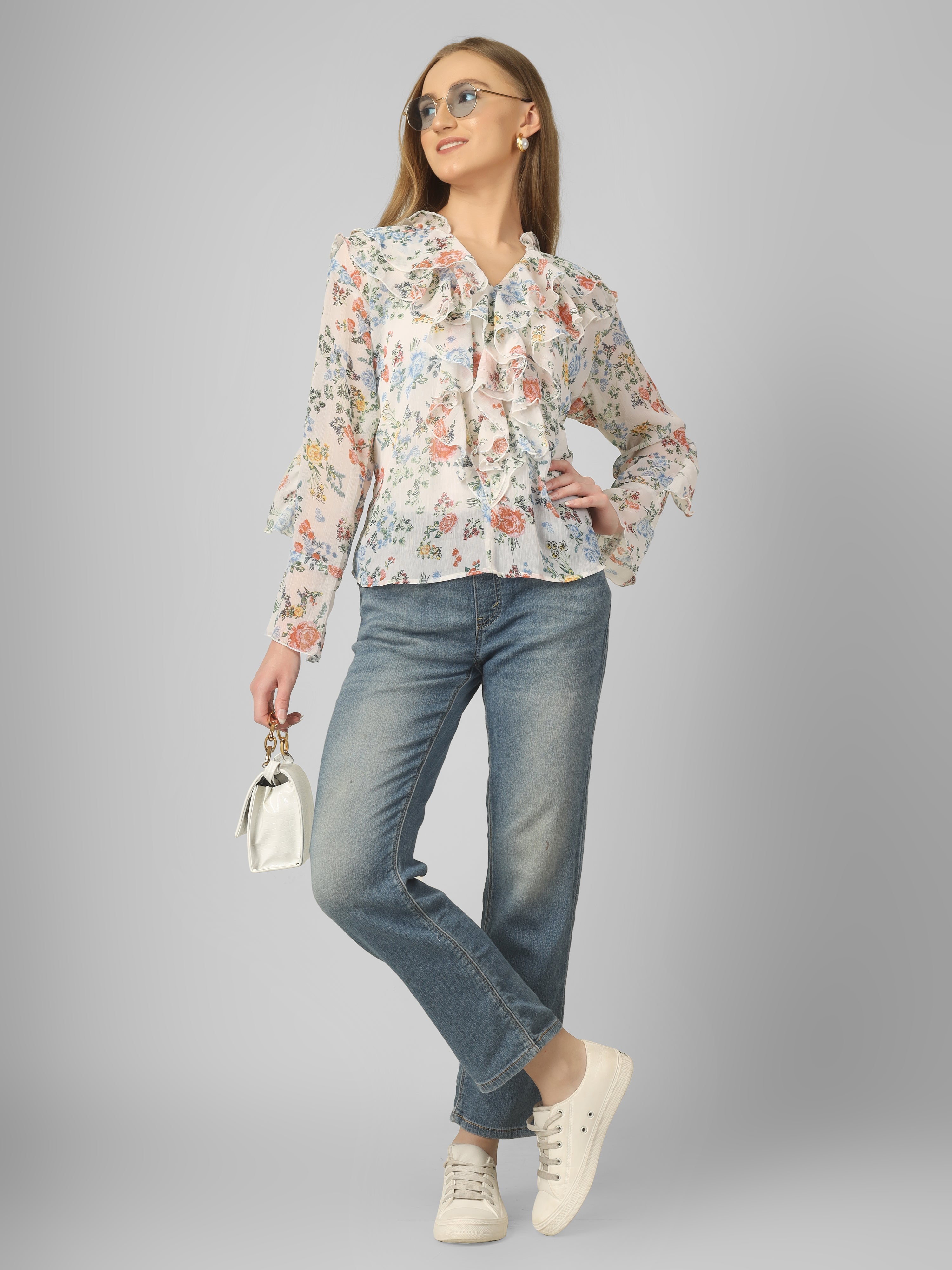 TINA Loose Printed TOP