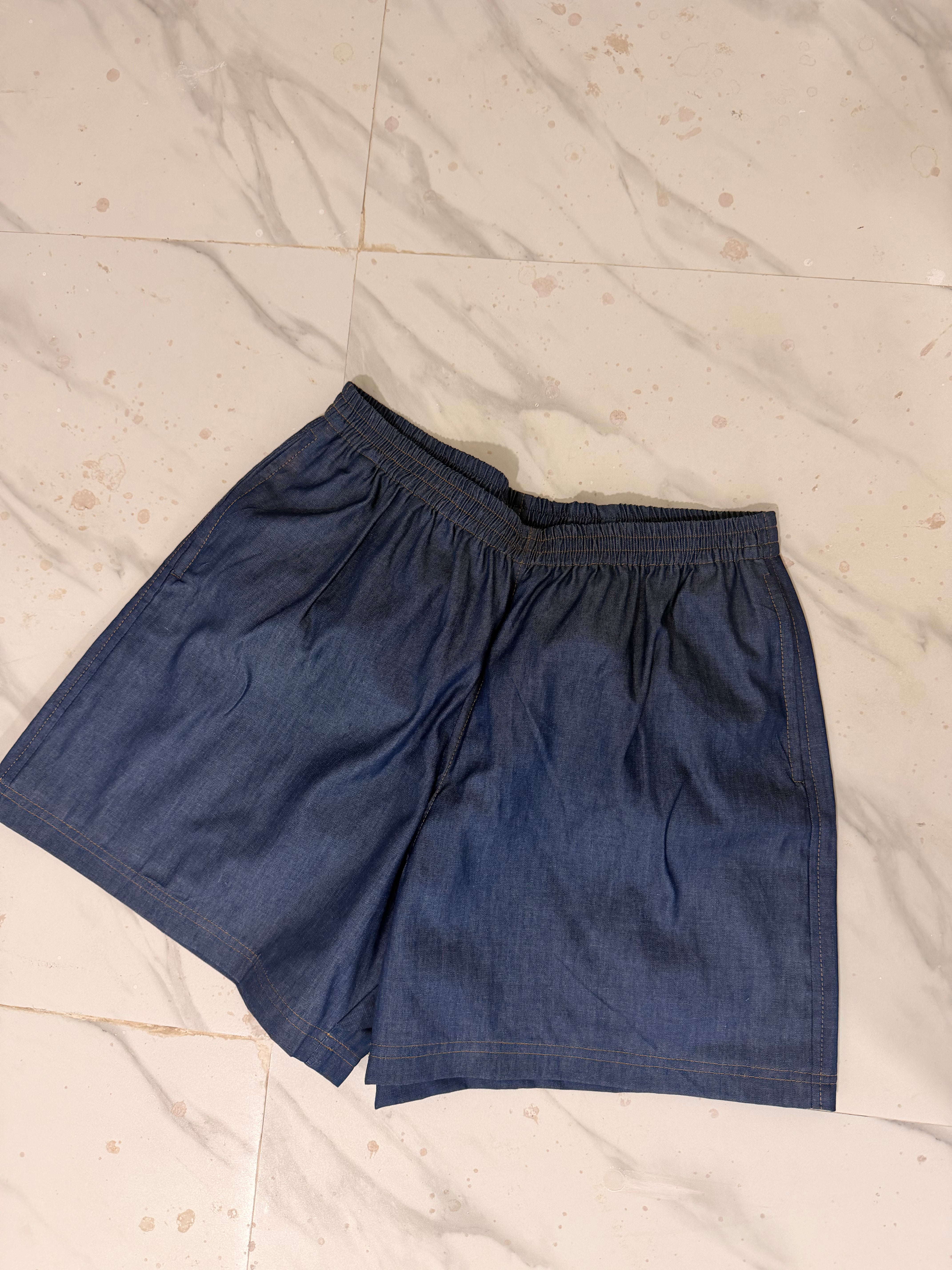 Nostalgia Blue Shorts
