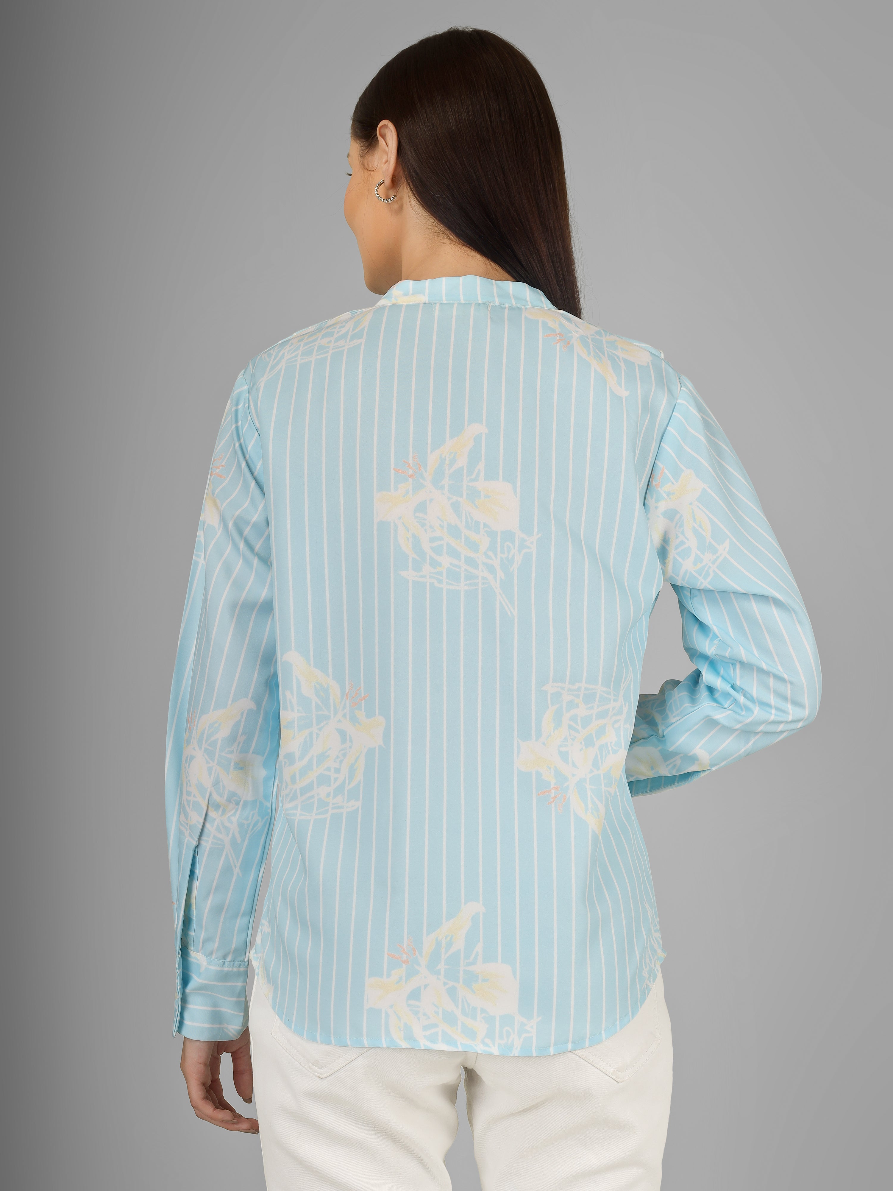 BENI Ruffle Printed Top