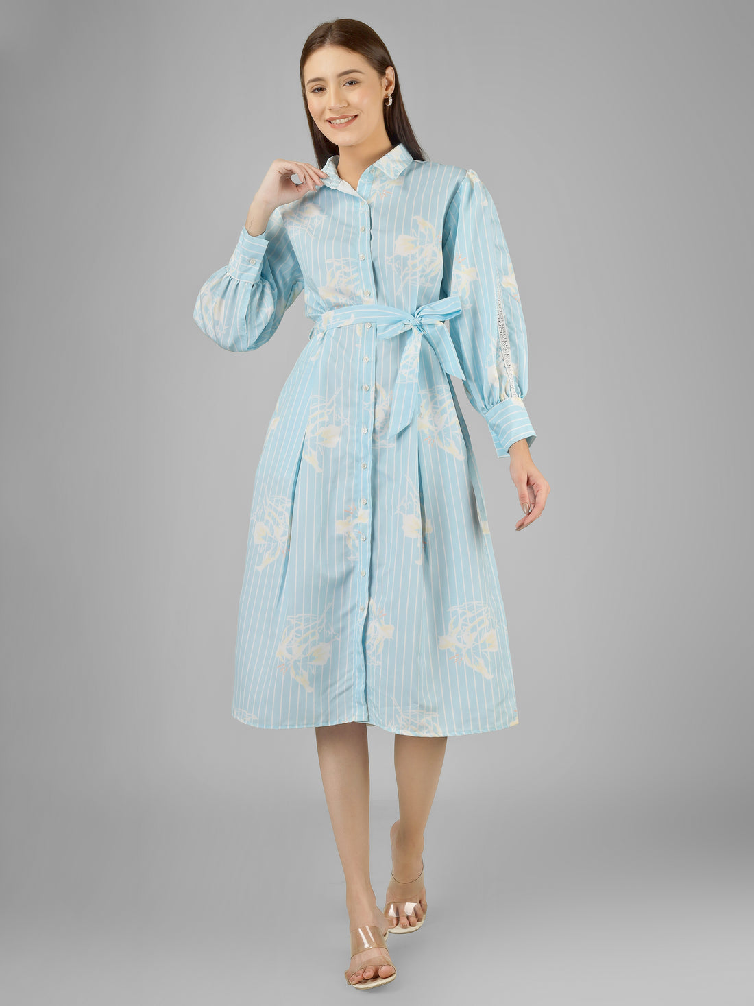 BENI Printed Midi Dress