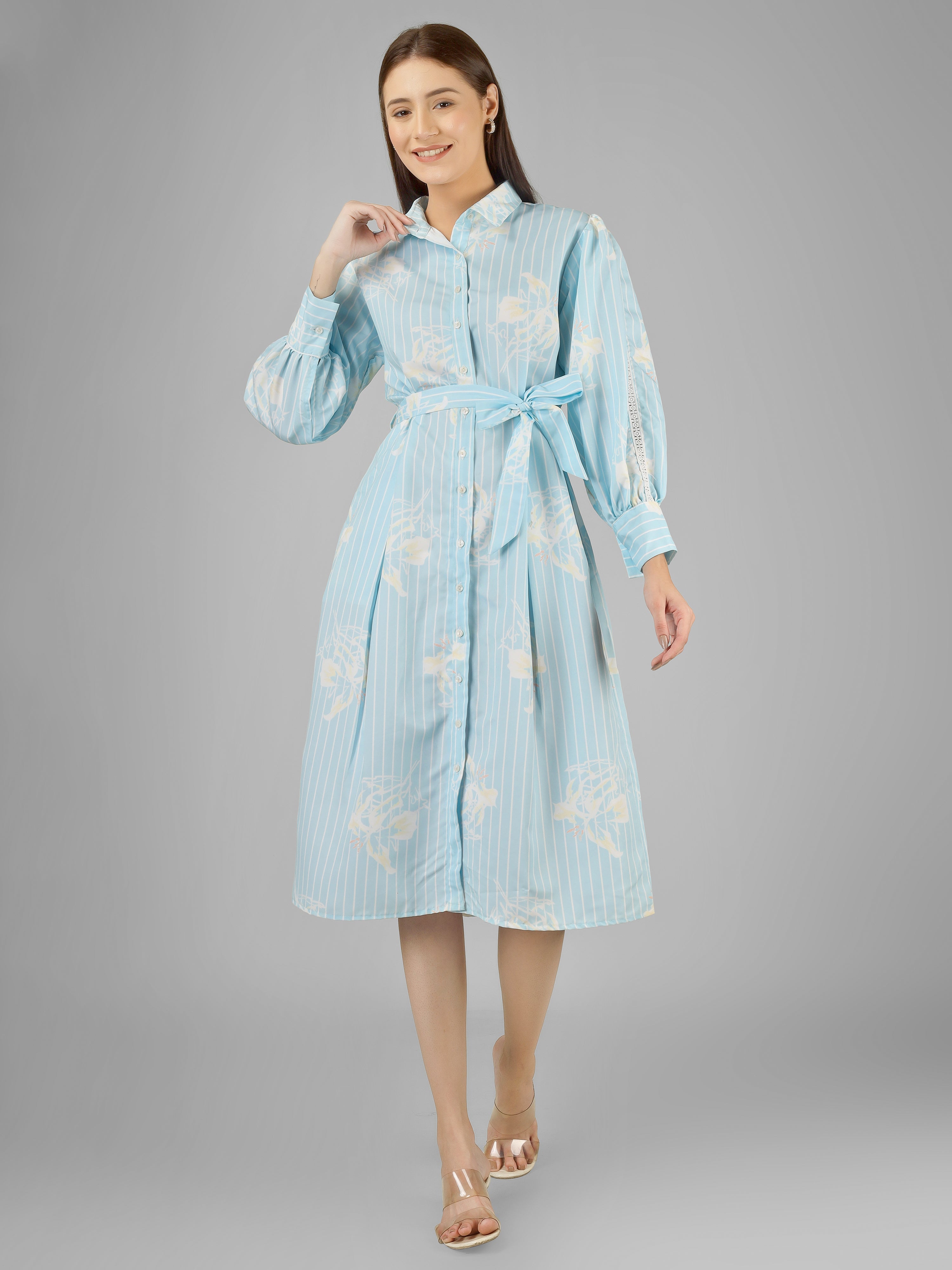 BENI Printed Midi Dress