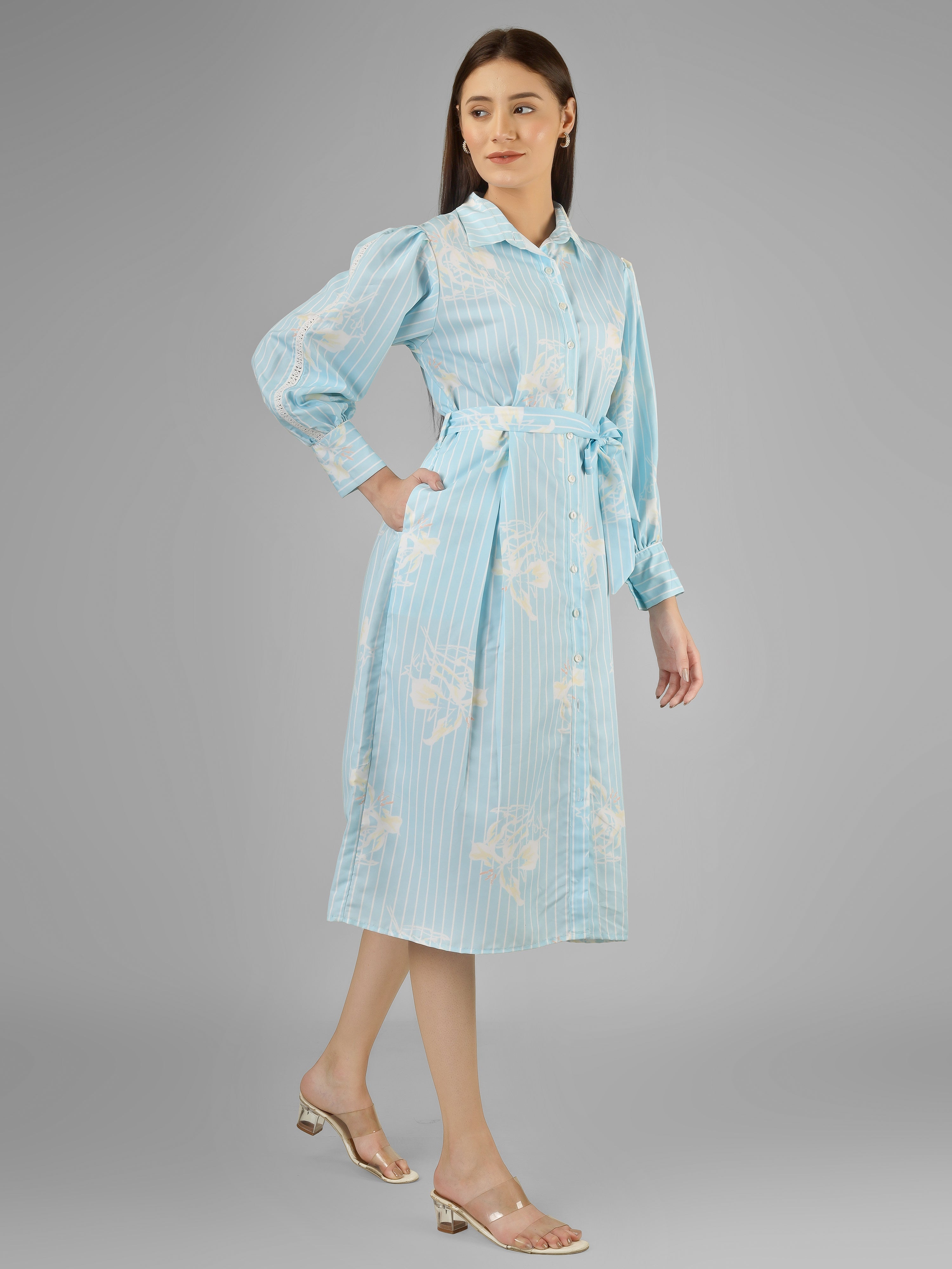 BENI Printed Midi Dress