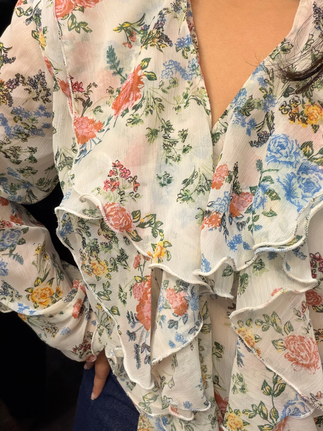 TINA Loose Printed TOP