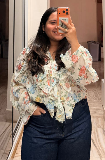 TINA Loose Printed TOP