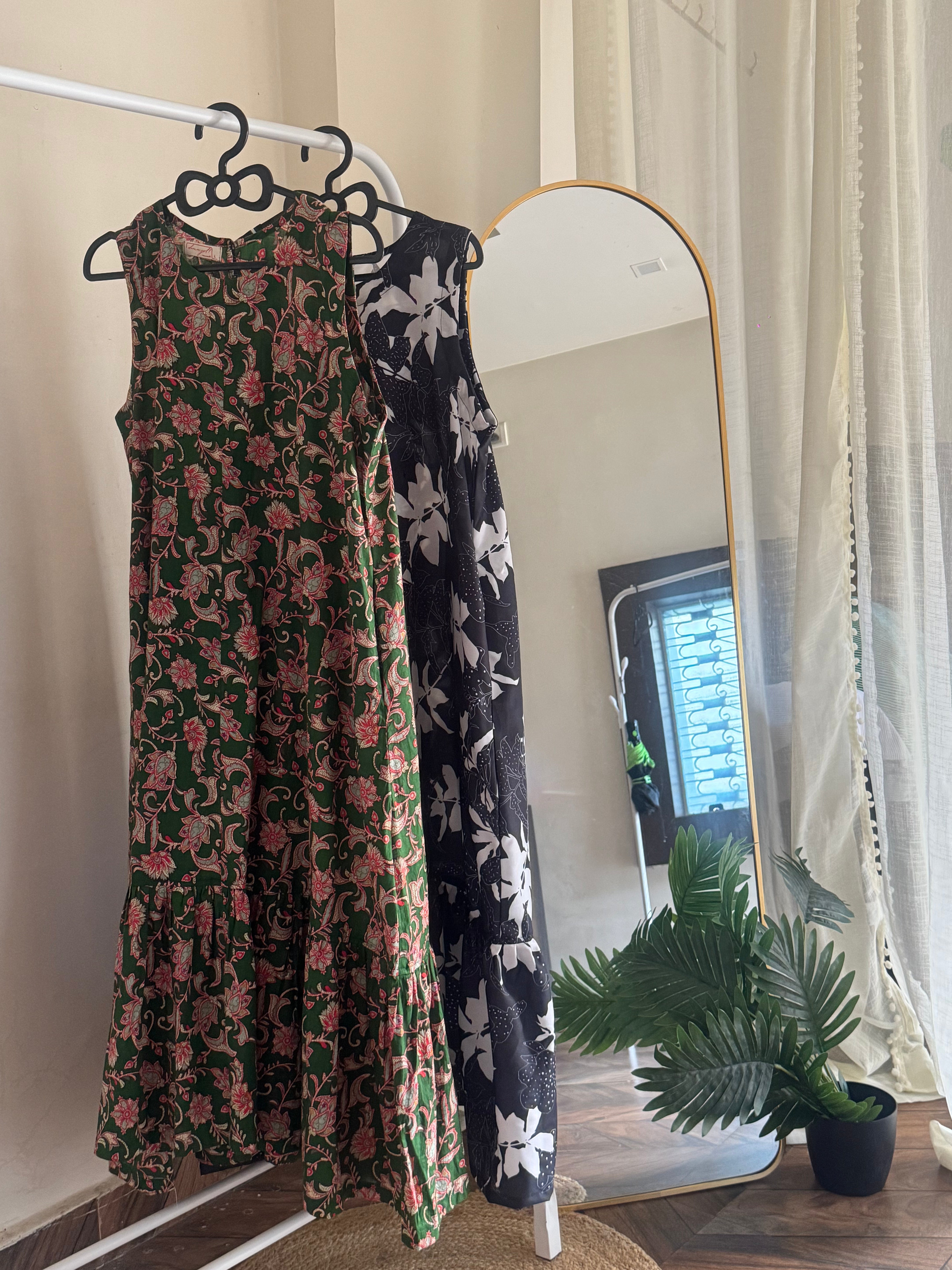 ZAY Loose Fit Printed Dress