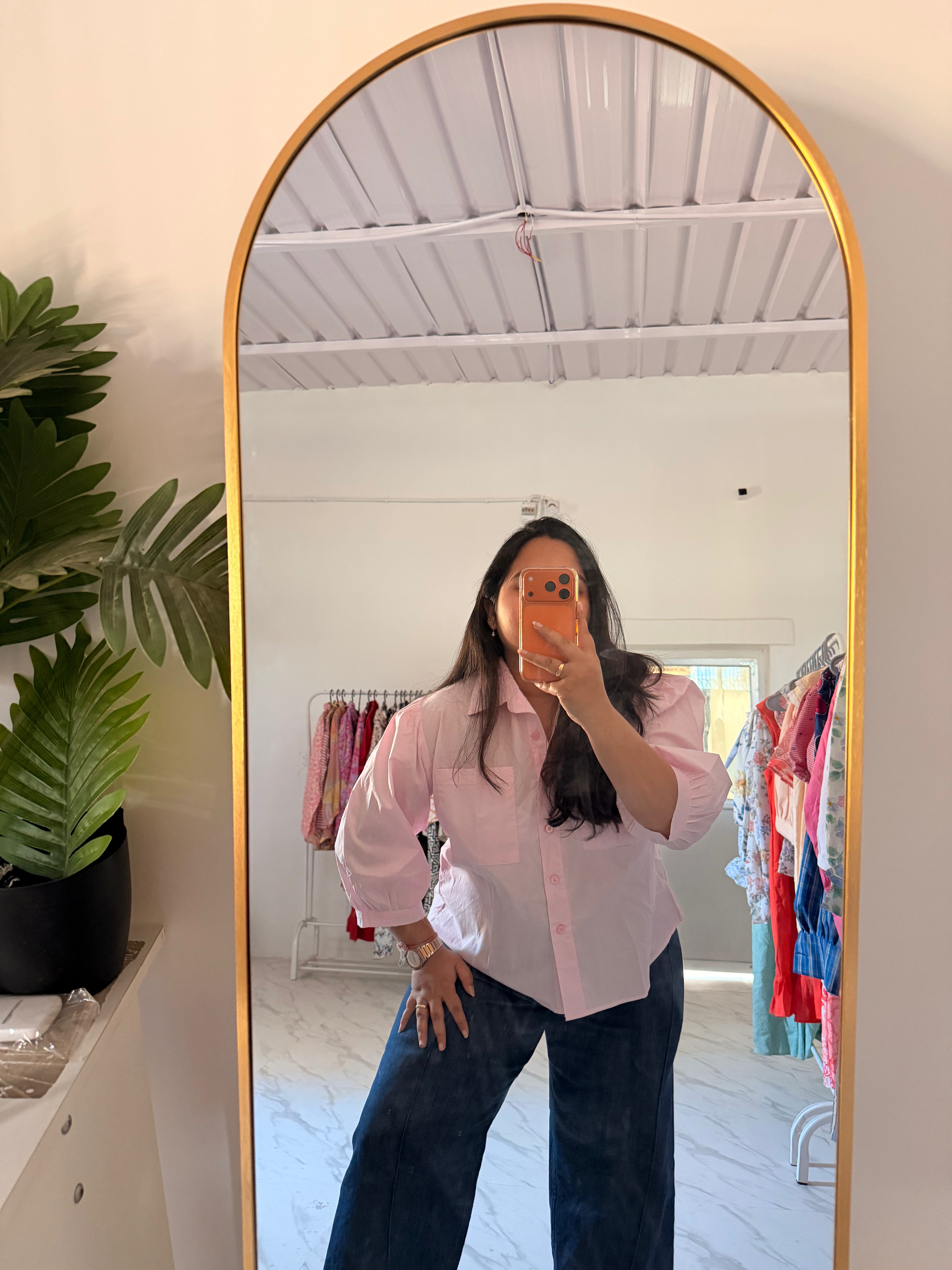 KENA Loose Fit Puff Shirt