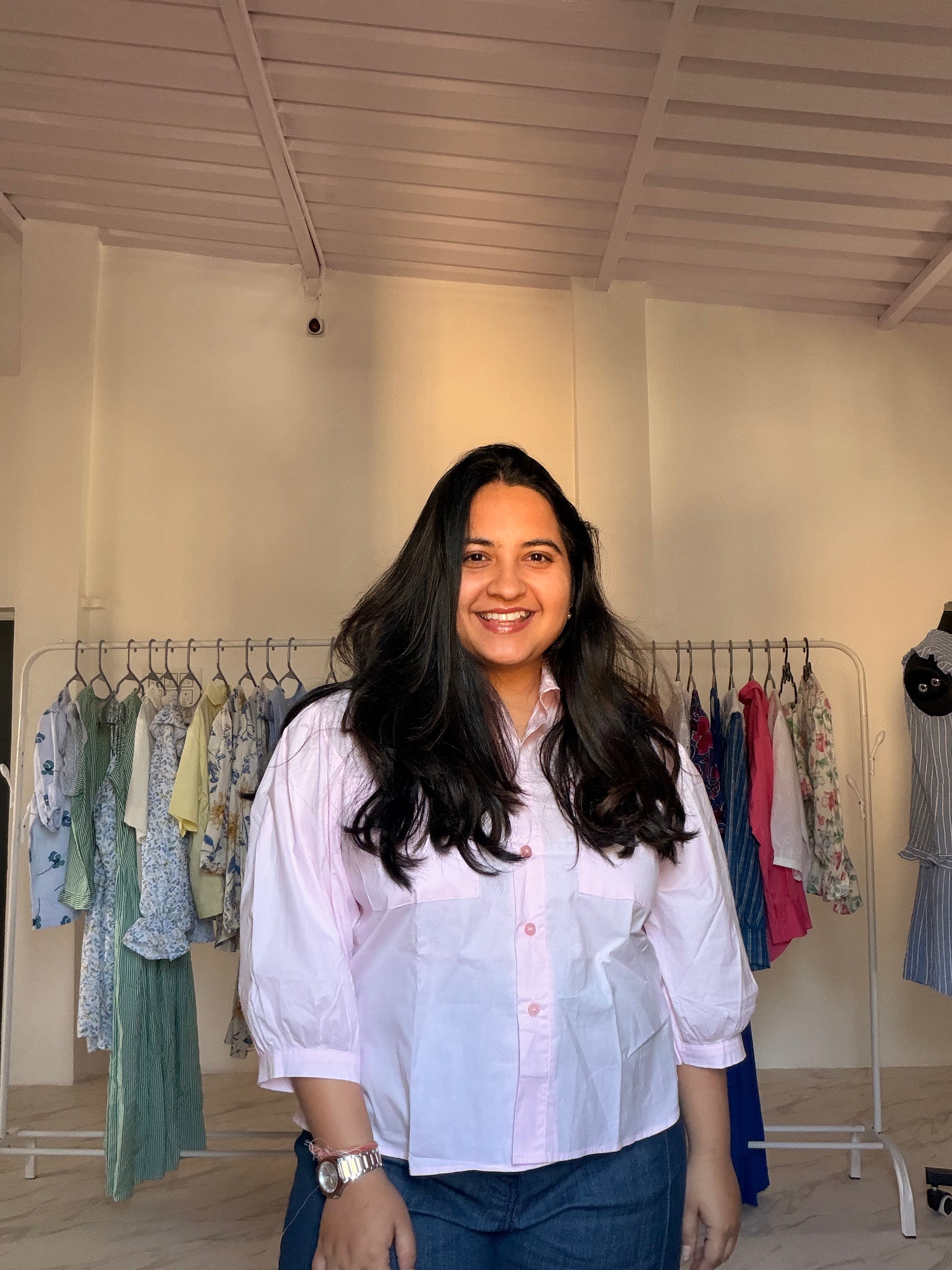 KENA Loose Fit Puff Shirt